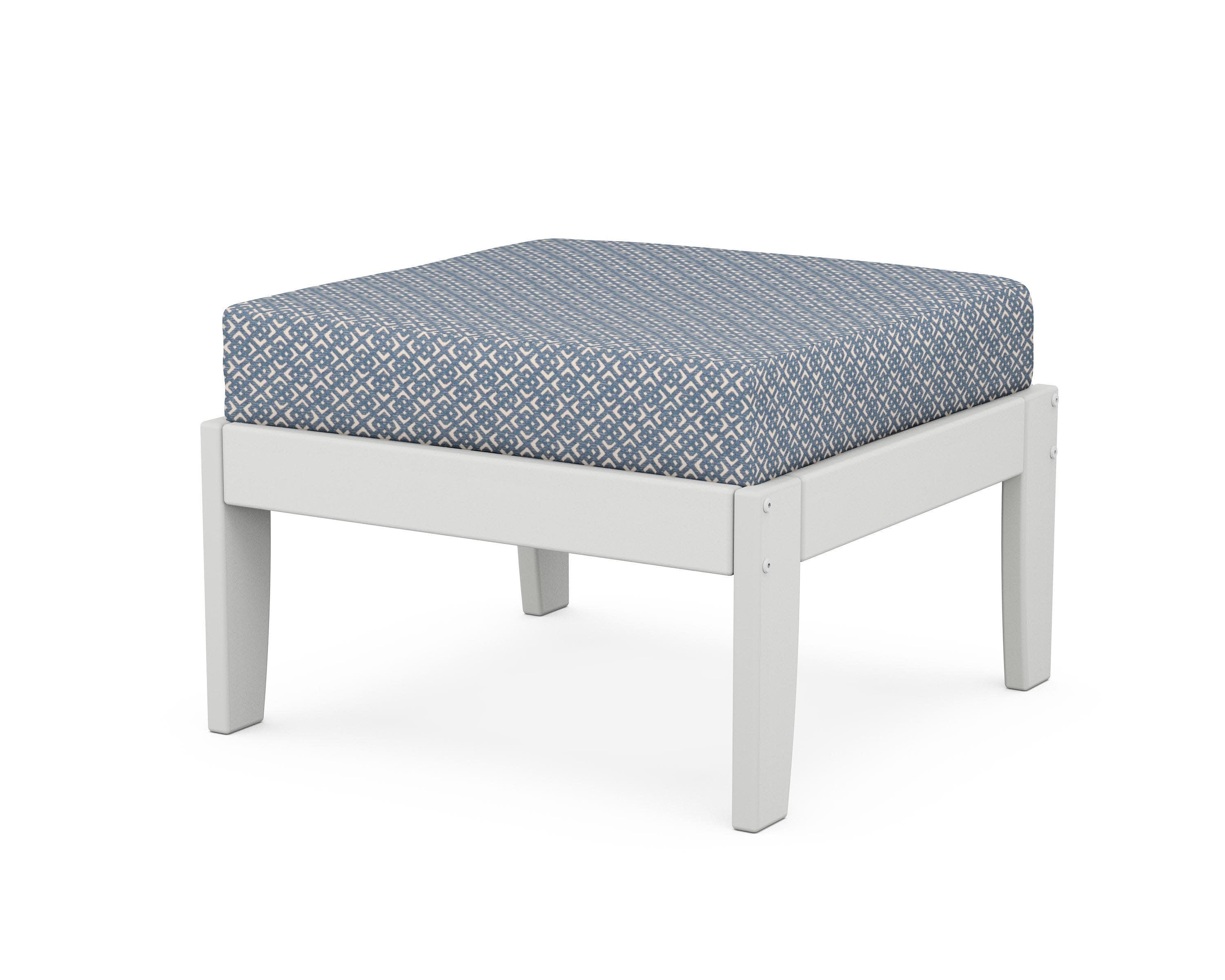 Modular Ottoman - Classic in White / Hopscotch