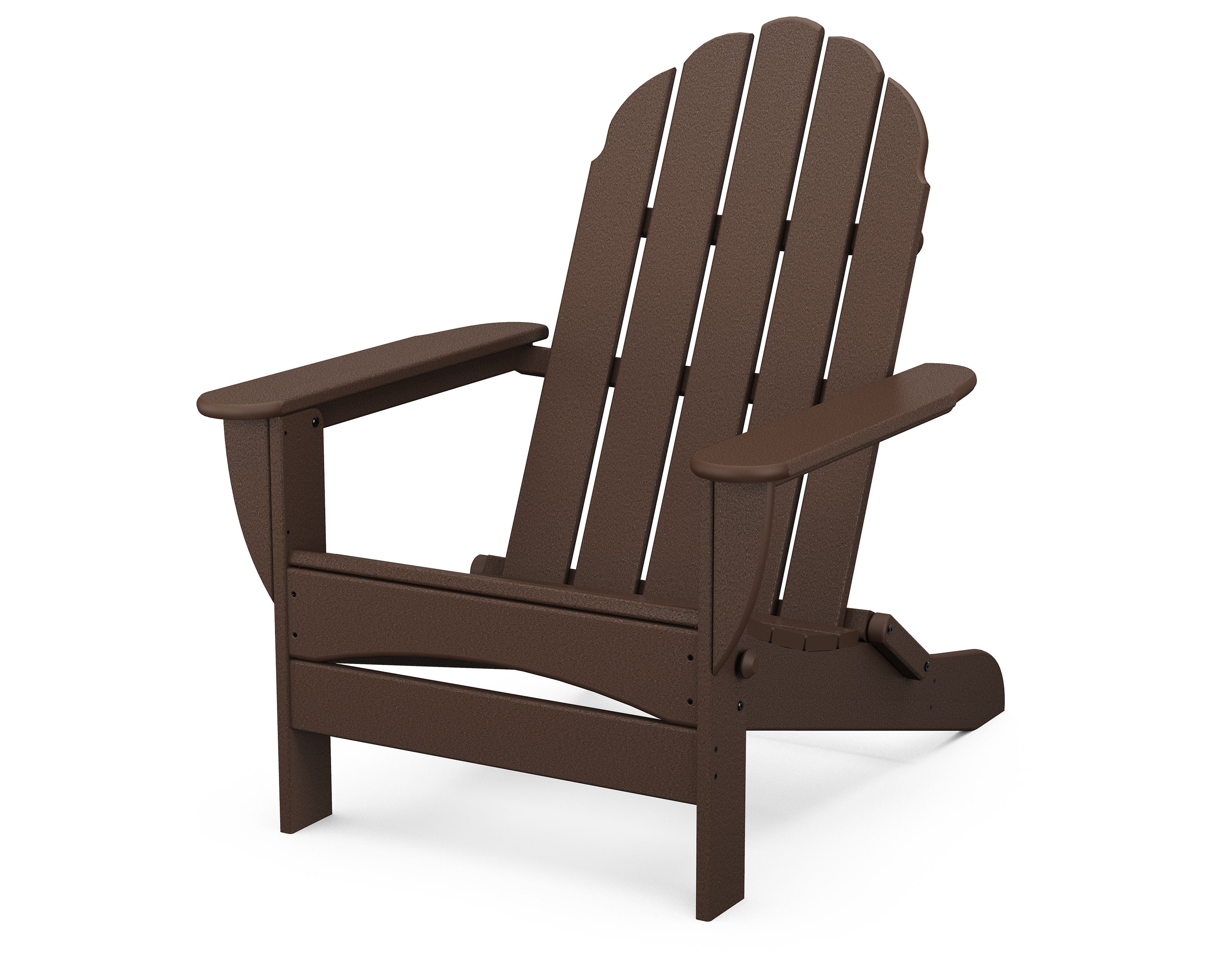 Classic Oversized Folding Adirondack Chair in Mahogany