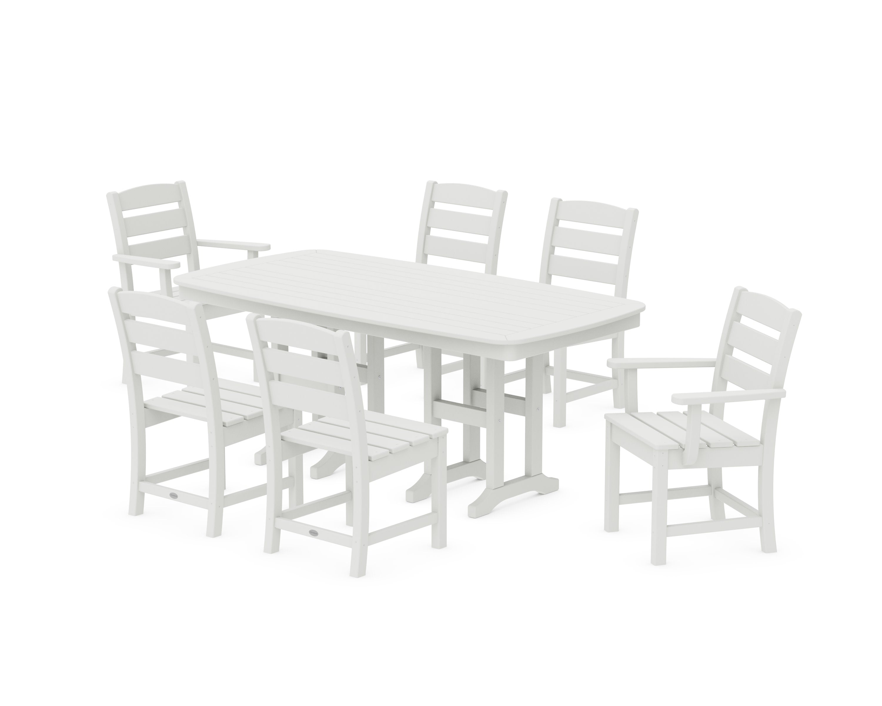 Lakeside 7-Piece Dining Set in Vintage White