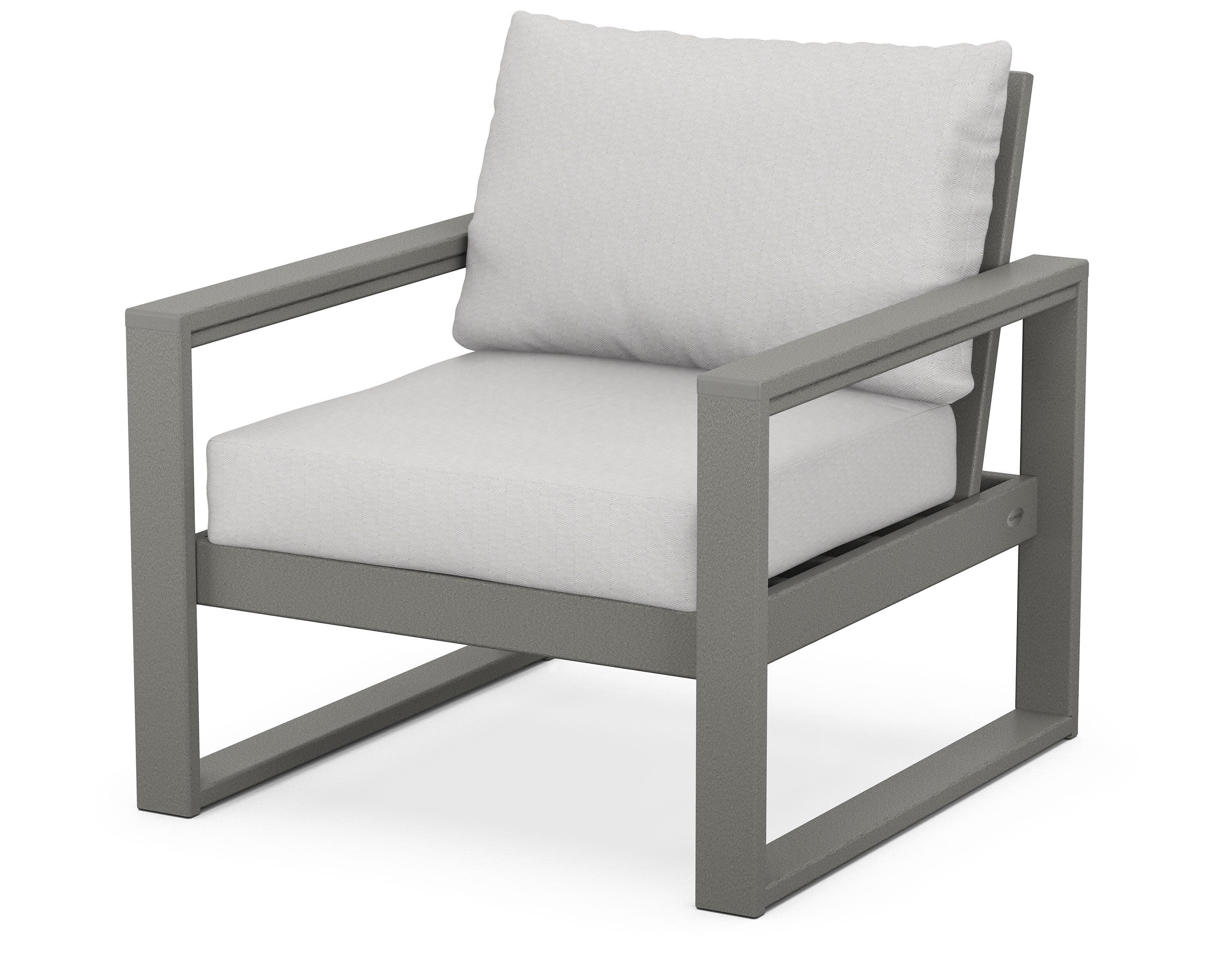 EDGE Club Chair in Slate Grey / Diamond in the Rough