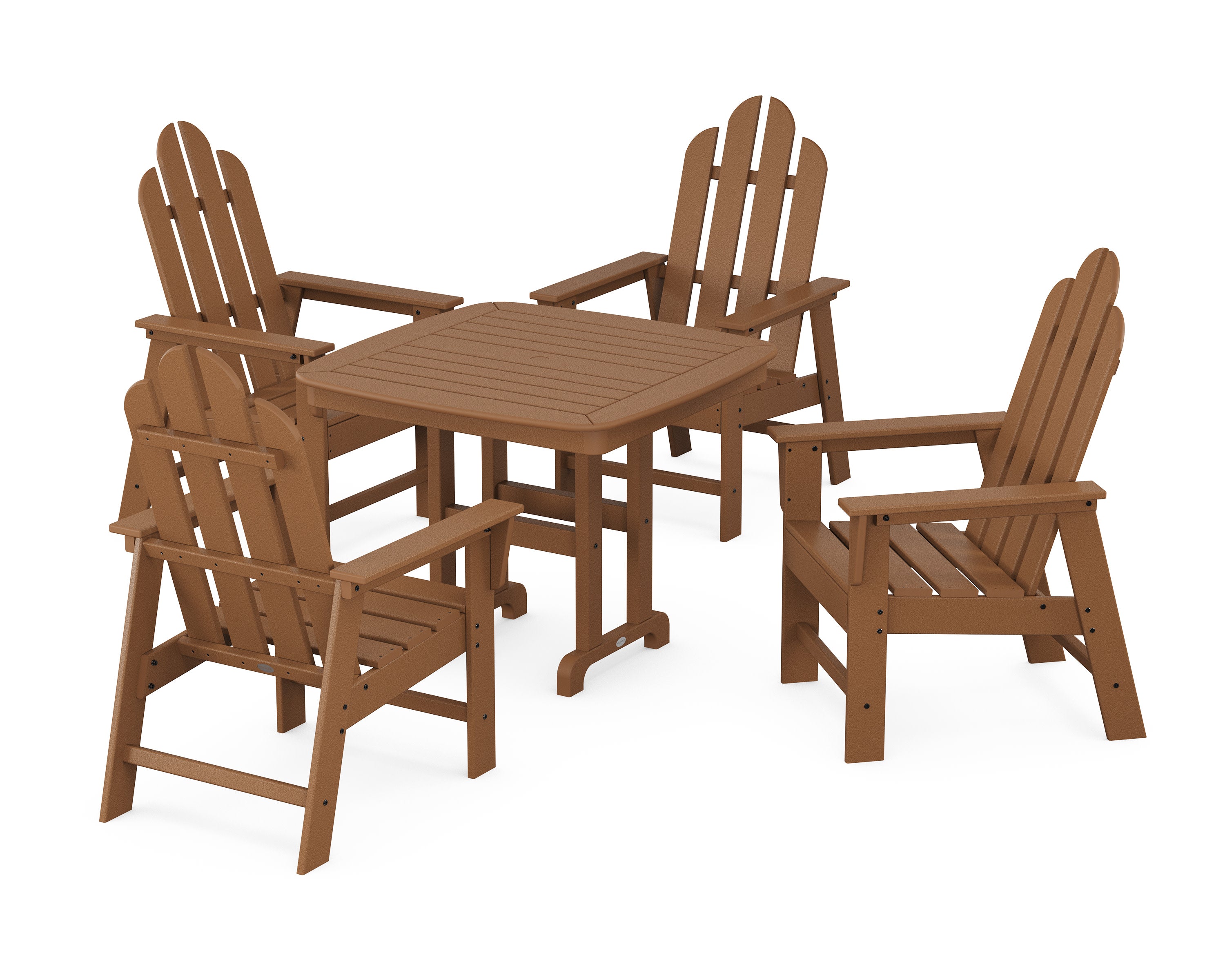 Long Island 5-Piece Dining Set in Teak