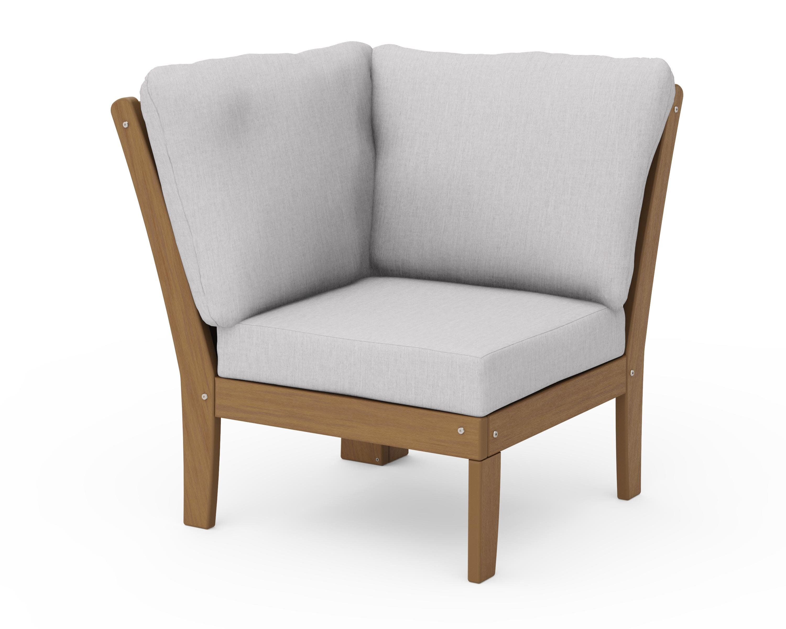 Braxton Modular Corner Chair in Natural / Granite