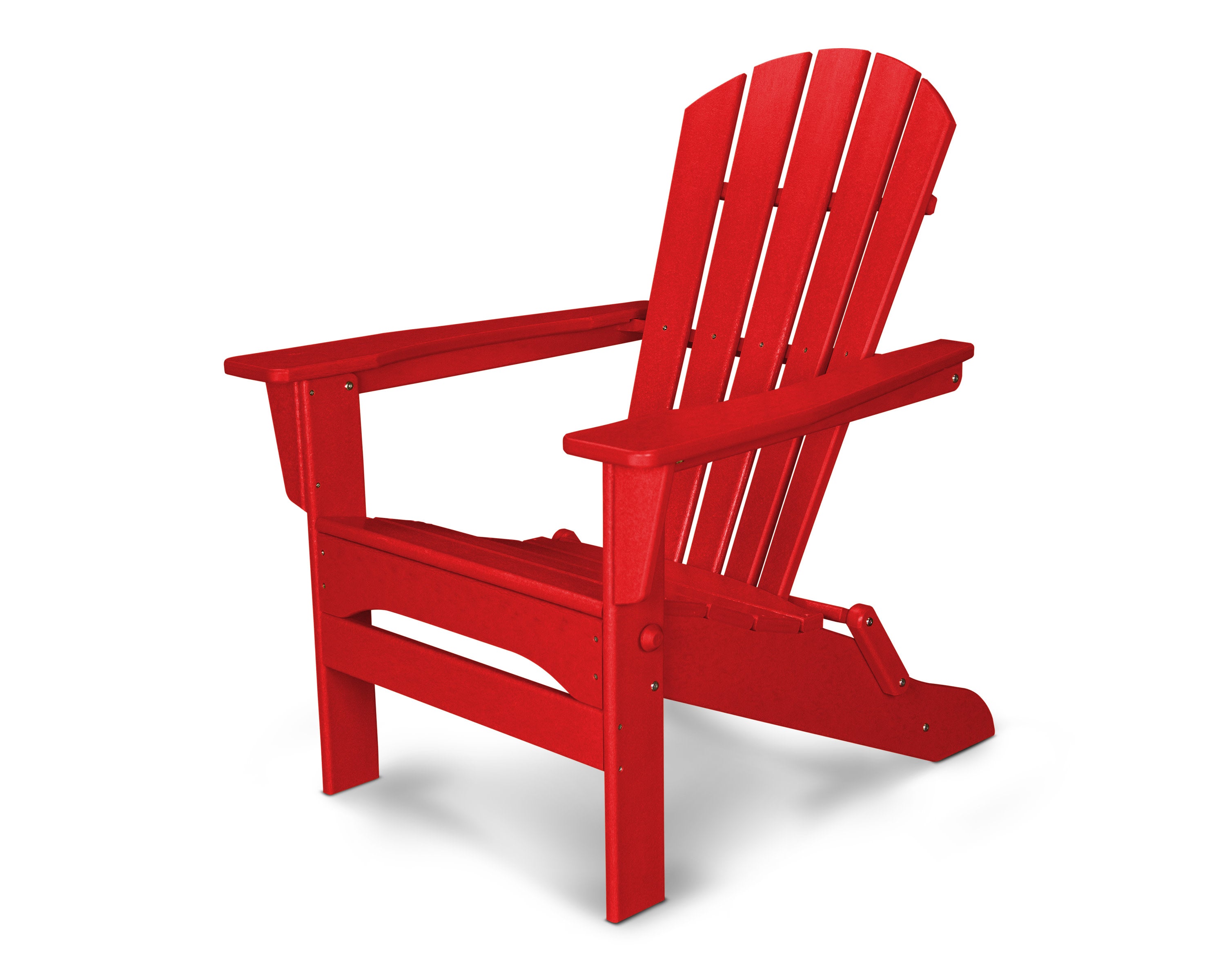 Palm Coast Folding Adirondack in Sunset Red