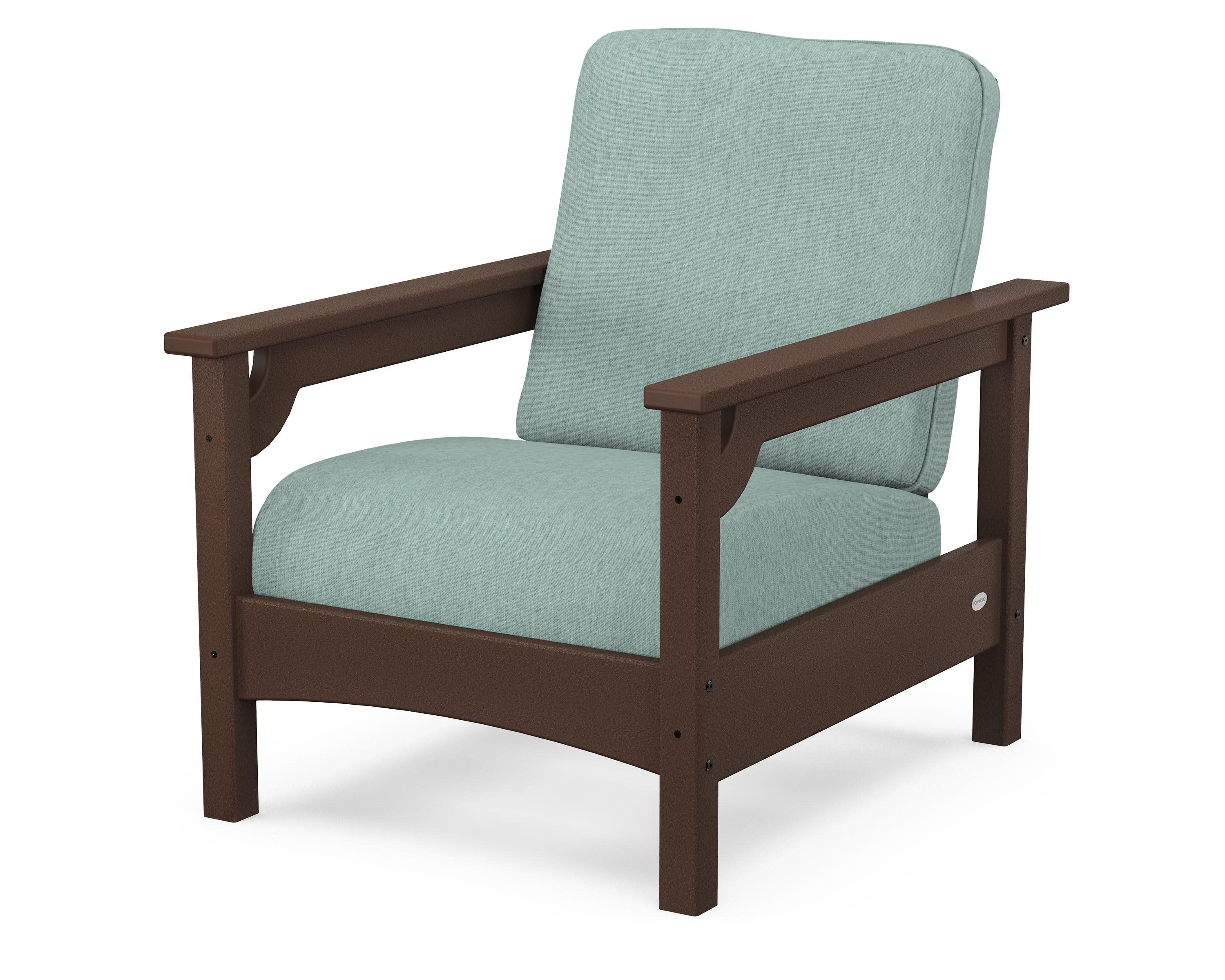 Club Chair in Mahogany / Glacier Spa