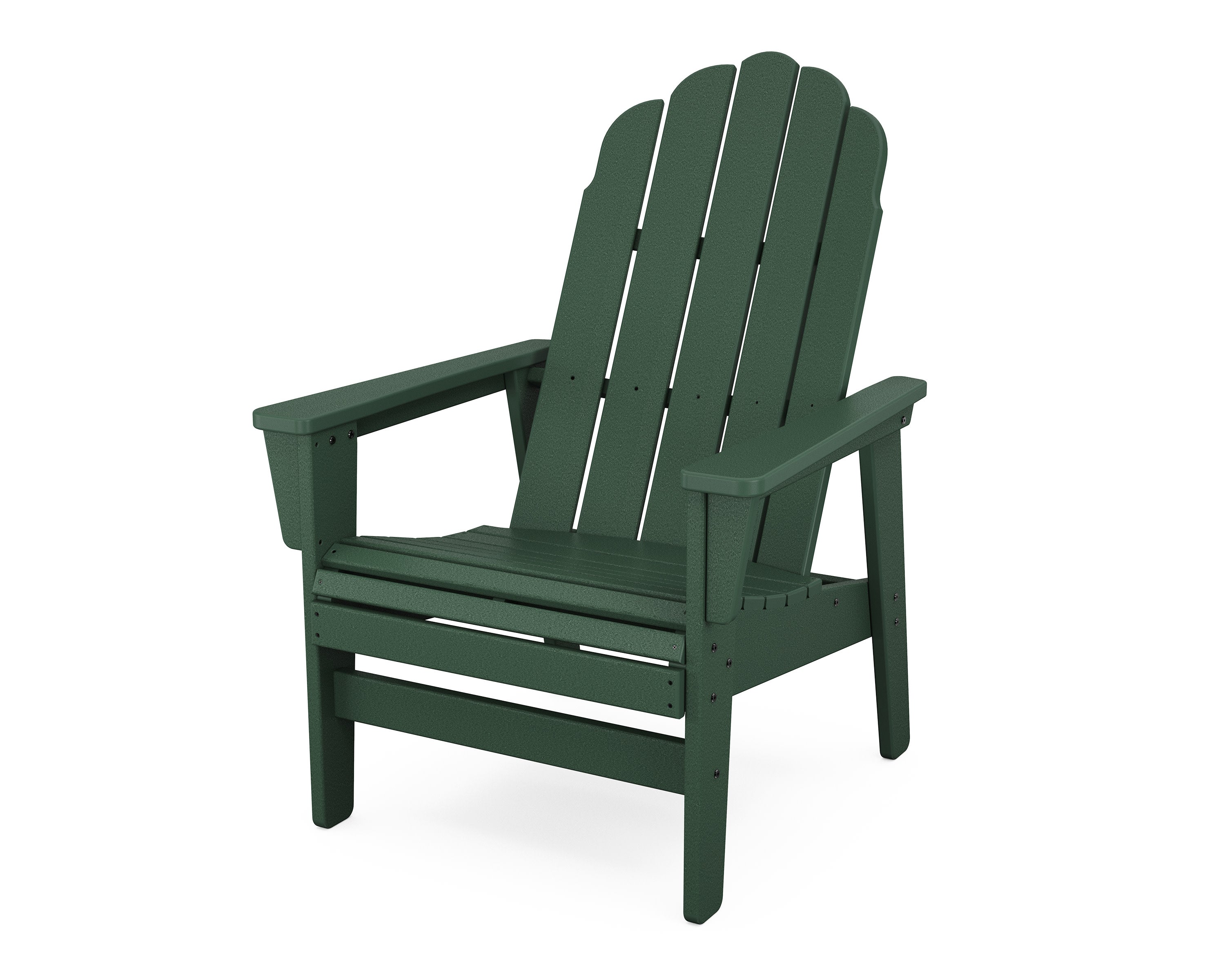 Vineyard Grand Upright Adirondack Chair in Green