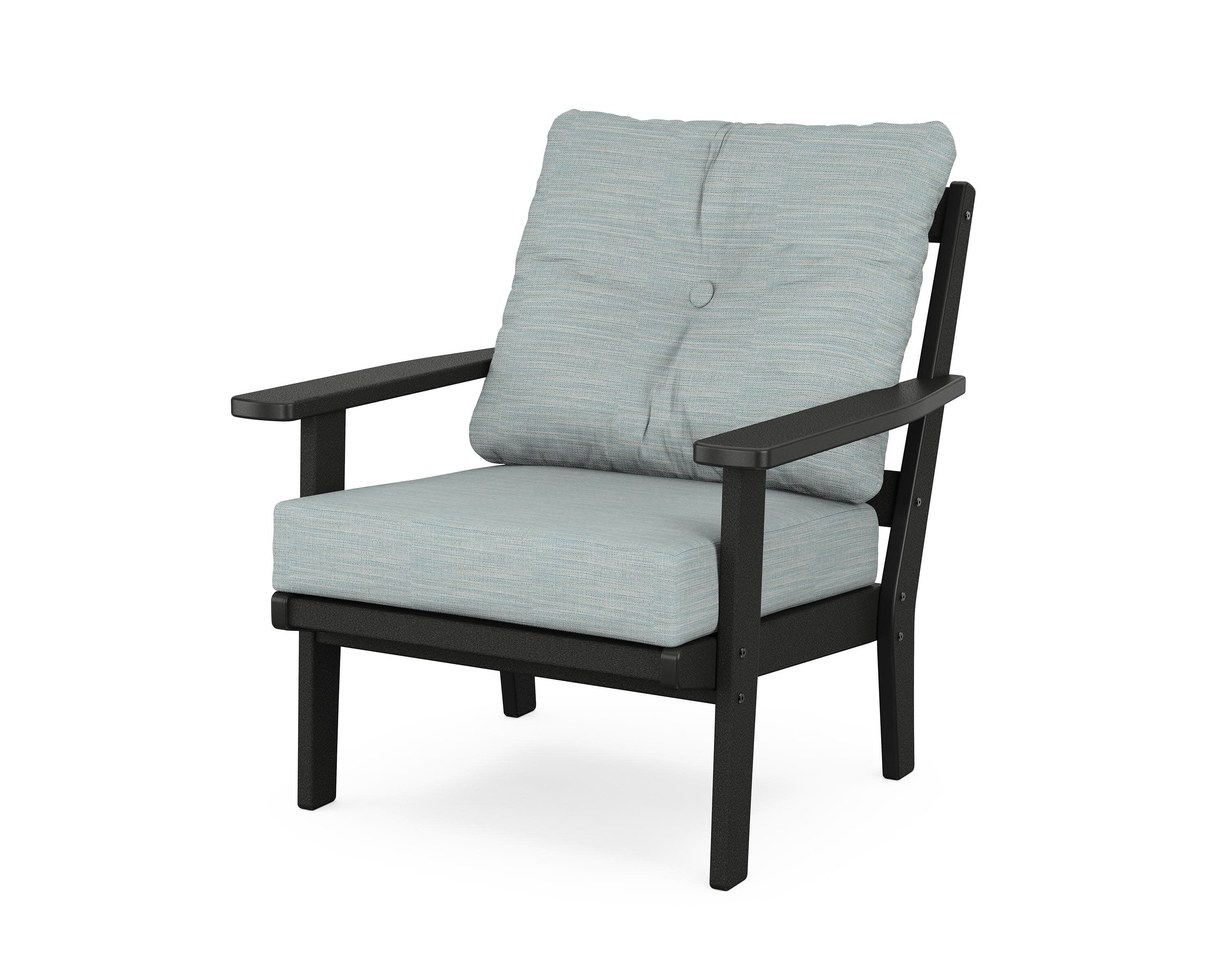 Prairie Deep Seating Chair in Black / Soothe Mist