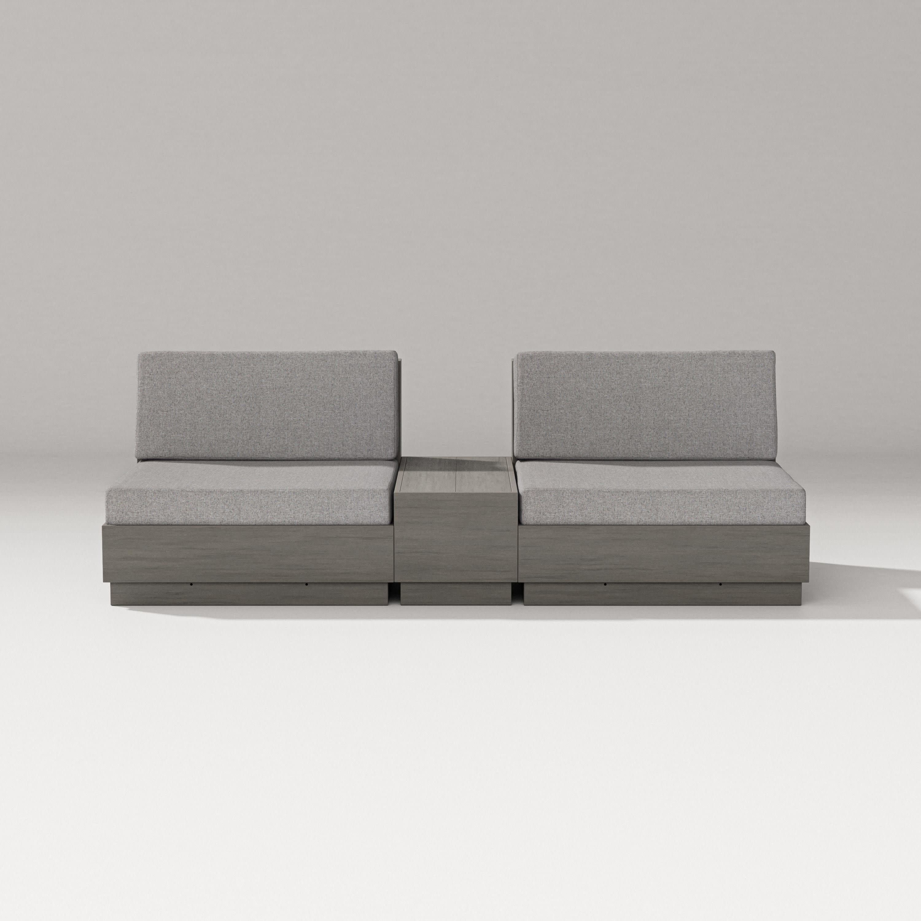 Elevate Lounge Chair Set in Driftwood / Grey Mist