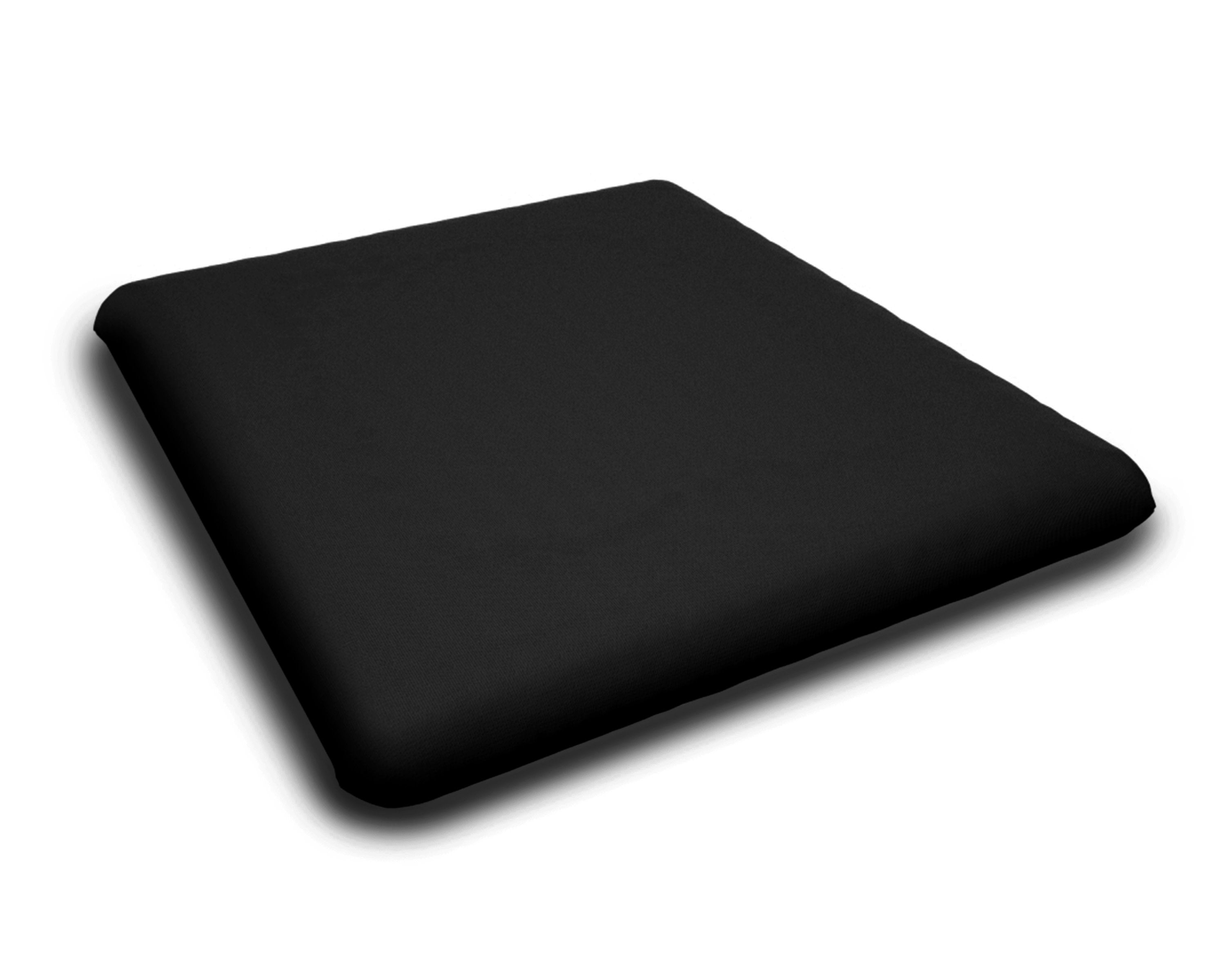 Seat Cushion - 18.5"D x 20"W x 2.5"H in Canvas Black