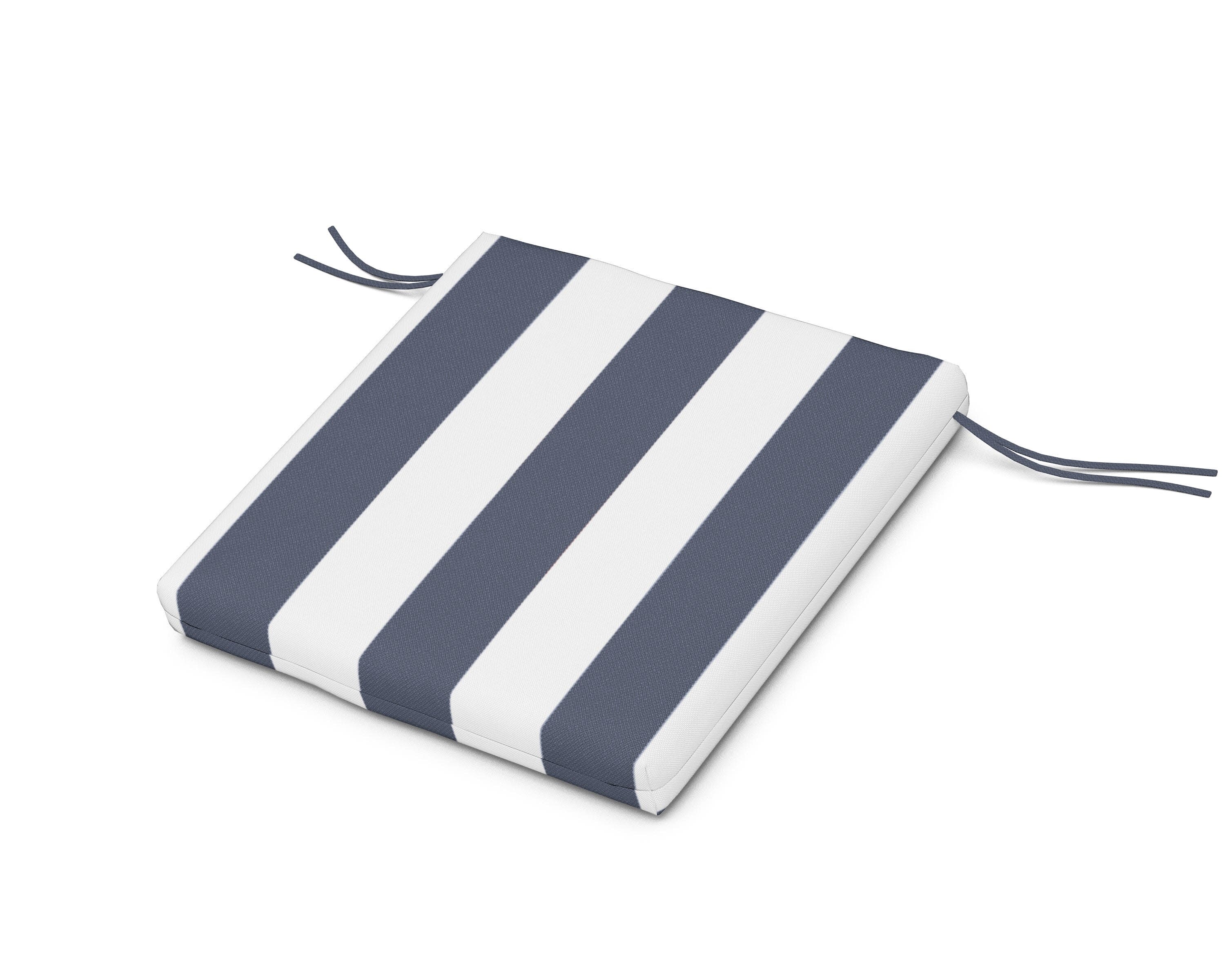 Seat Cushion 21.5"D x 21"W x 2.5"H in Montdor Navy