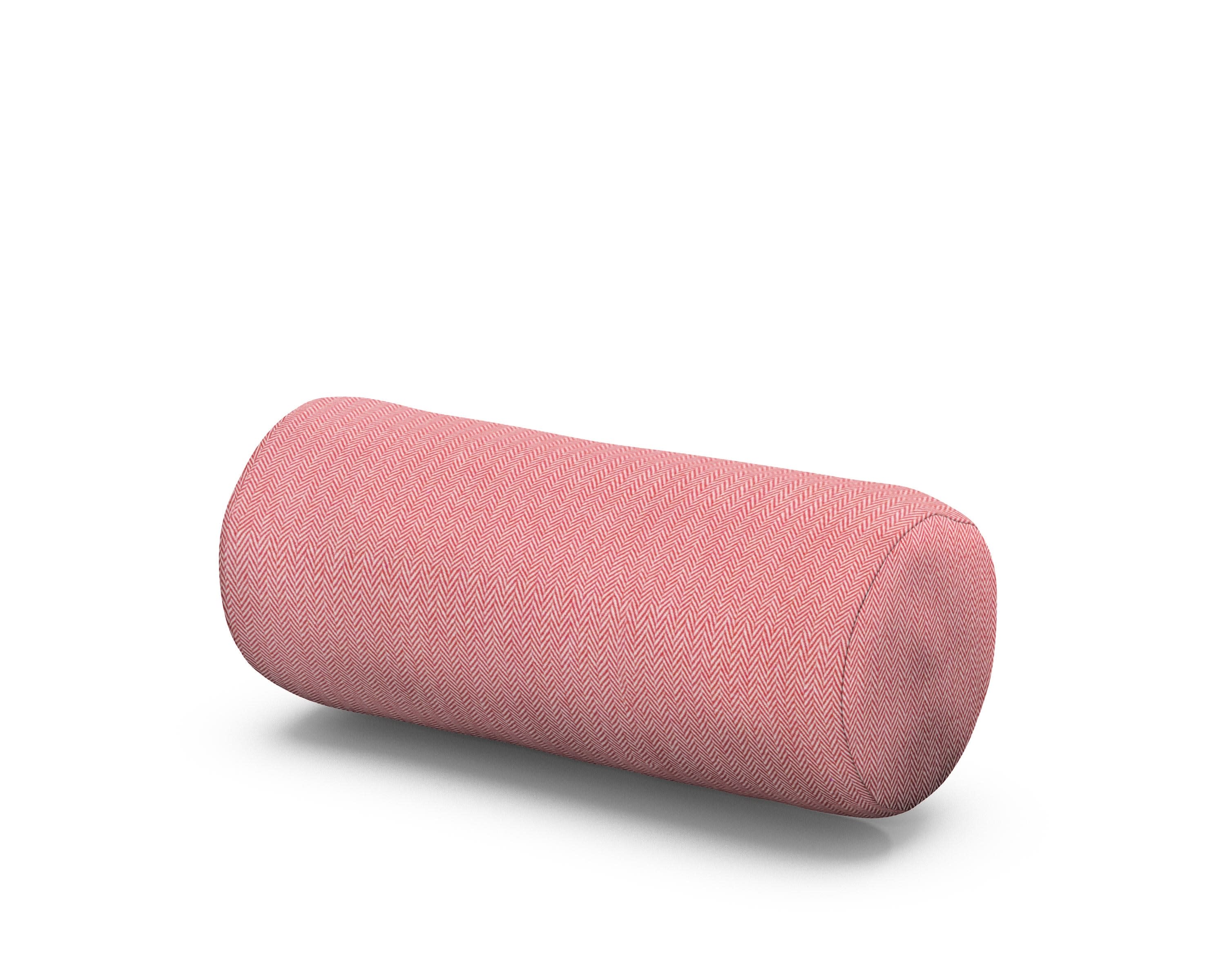 Outdoor Bolster Pillow in Primary Colors Coral