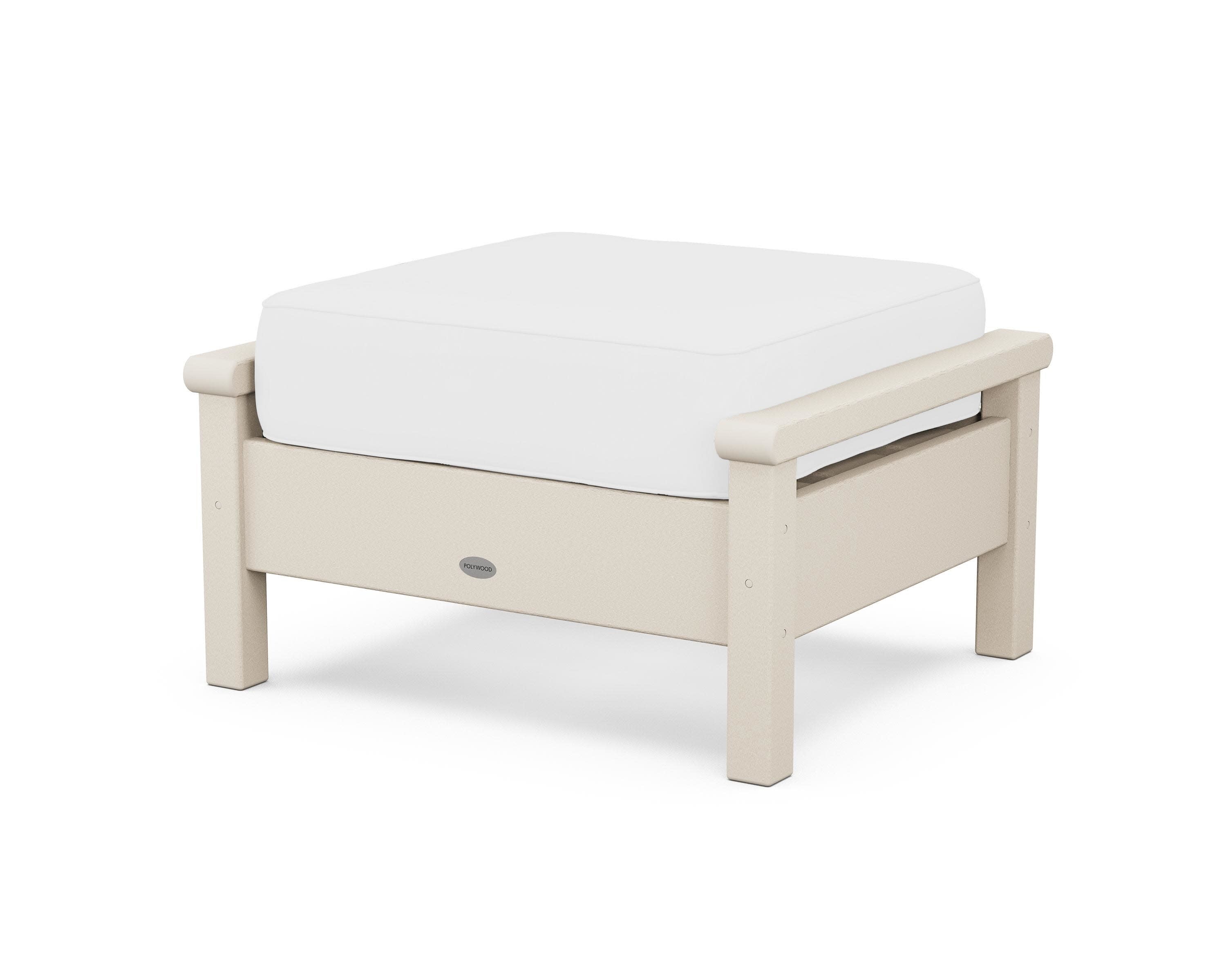 Harbour Deep Seating Ottoman in Sand / Natural