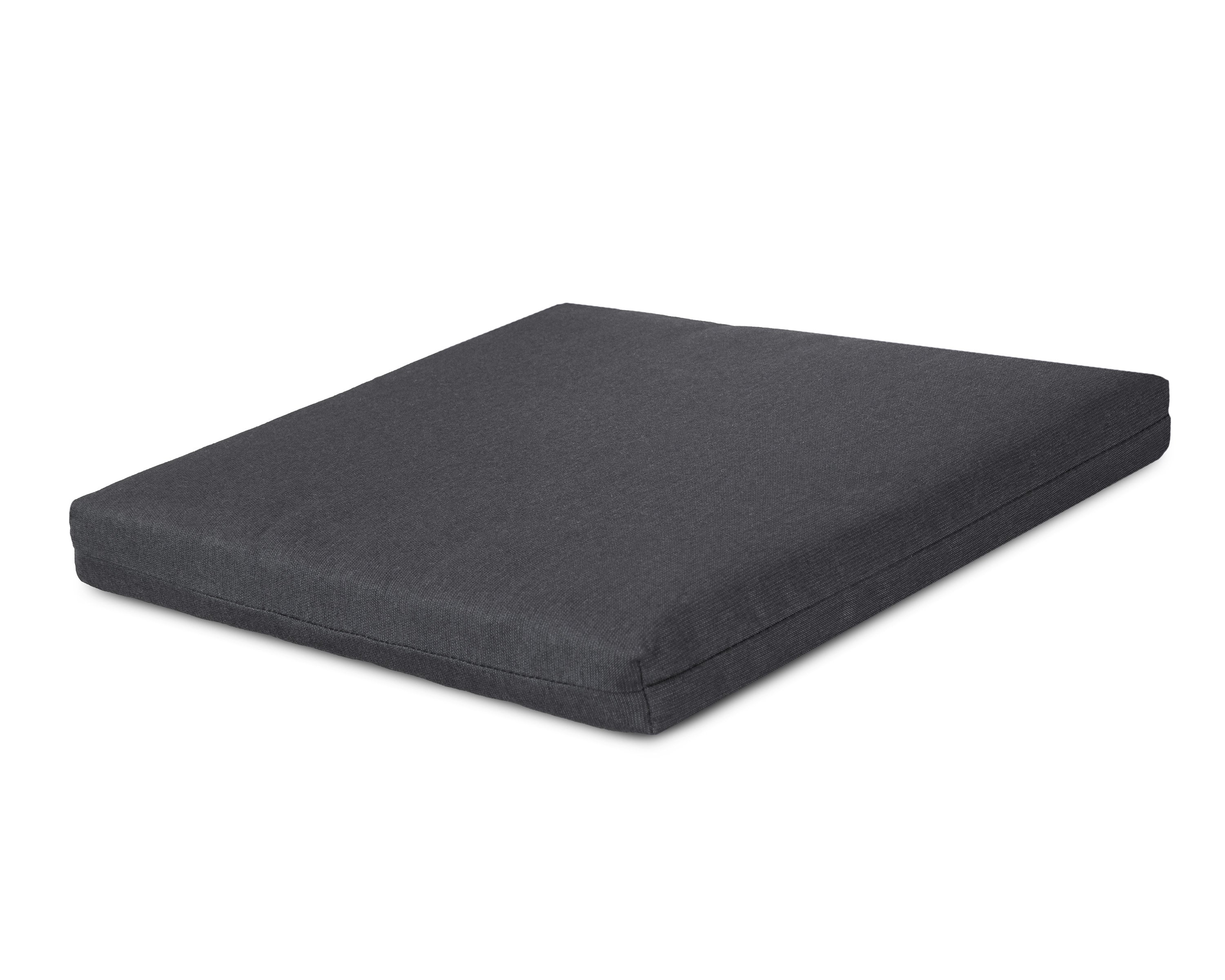 Seat Cushion - 17.5"D x 20"W x 2.5"H in Spectrum Carbon