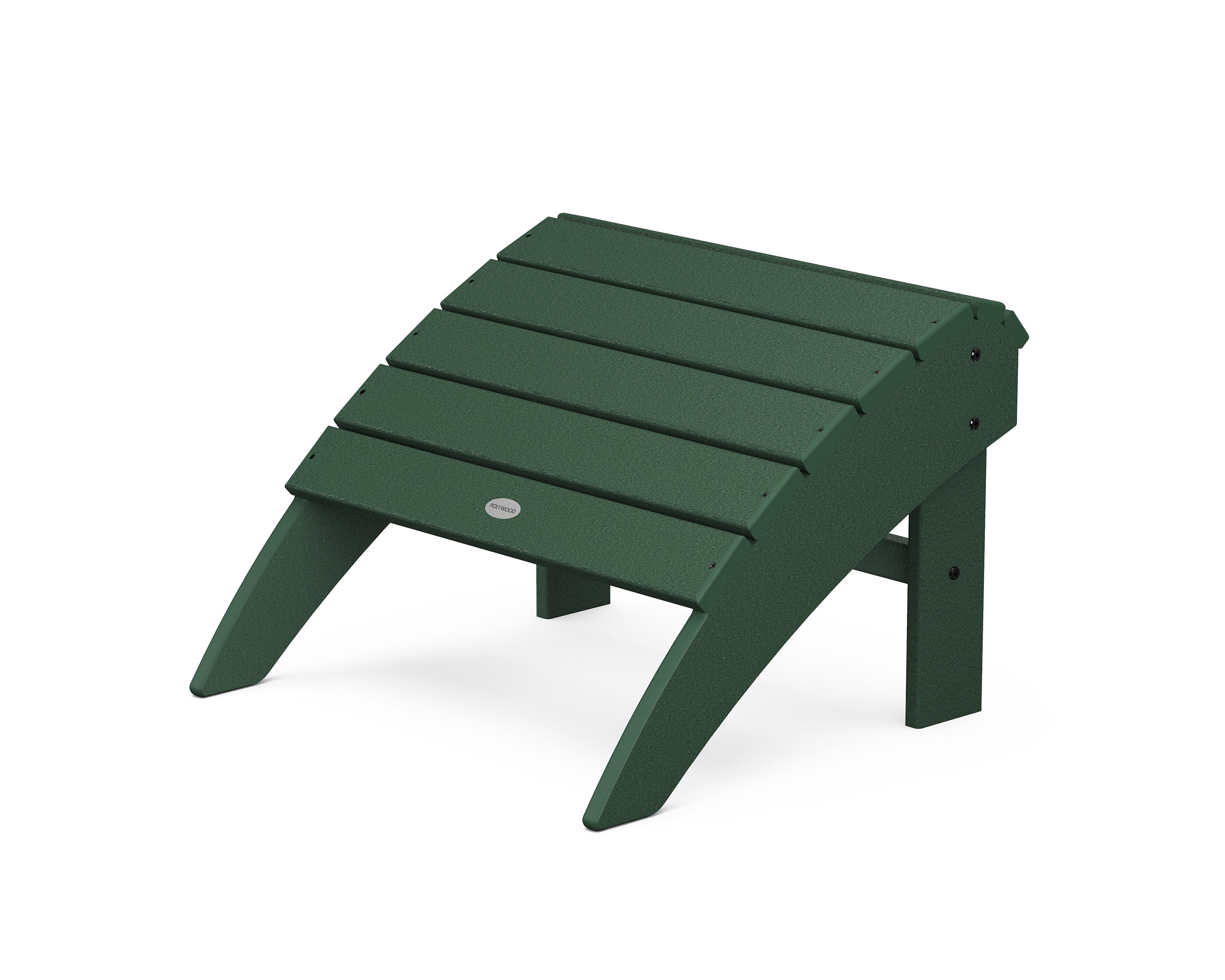 Vineyard Curveback Adirondack Ottoman in Green