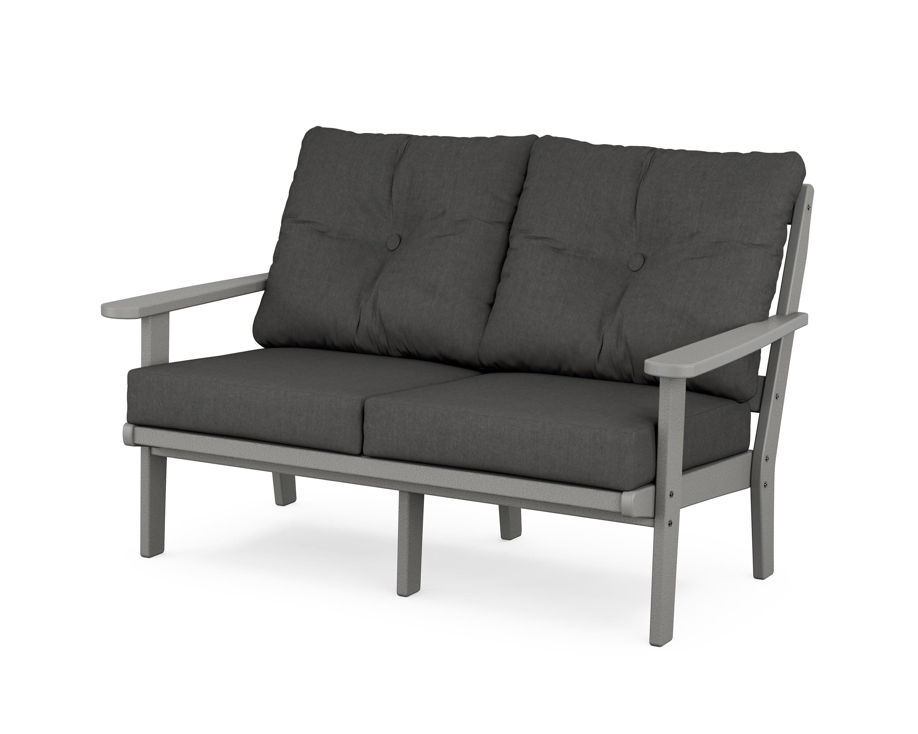 Mission Deep SeatingLoveseat in Slate Grey / Spectrum Carbon