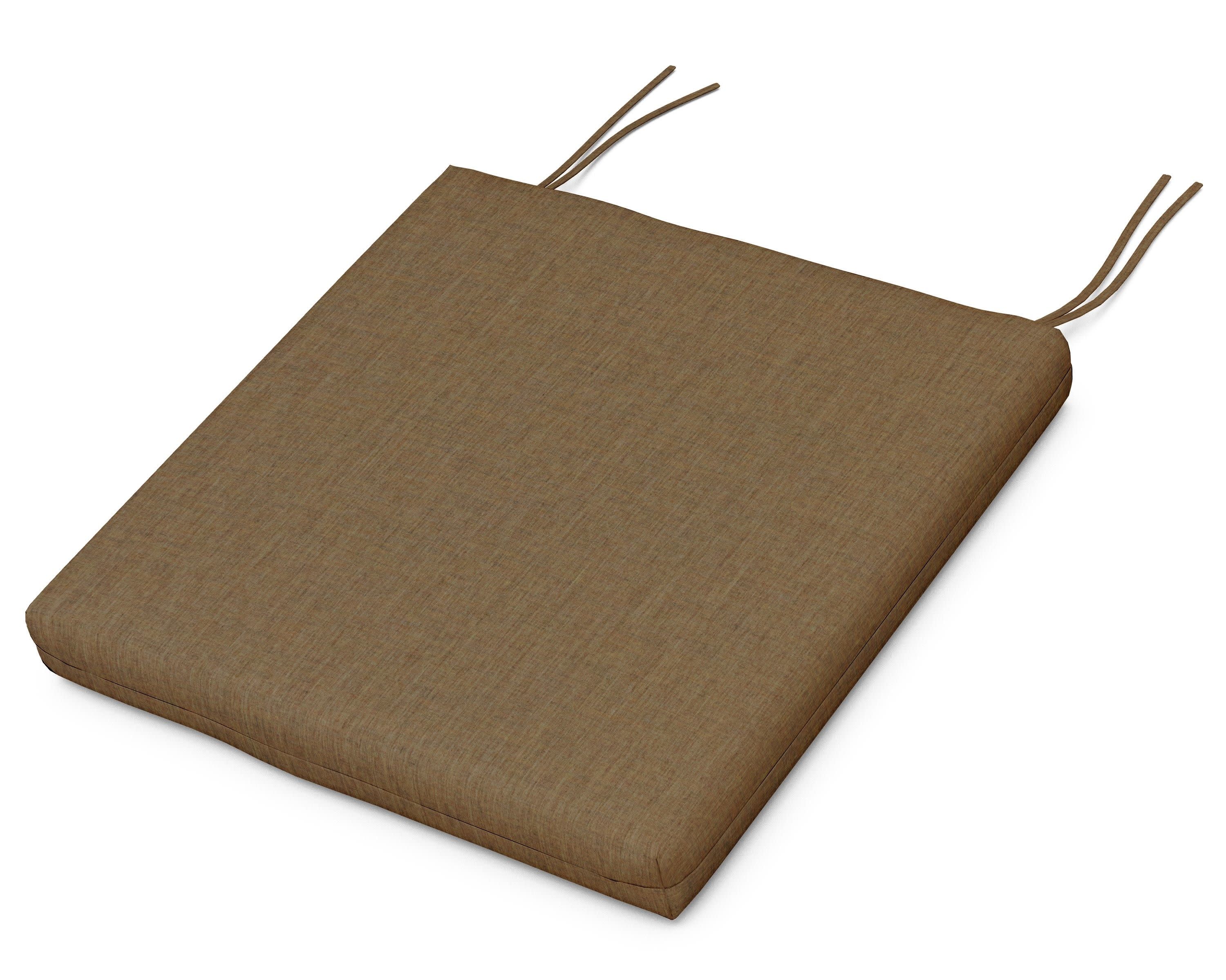Seat Cushion - 16.5"D x 17.5"W x 2.5"H in Cast Teak