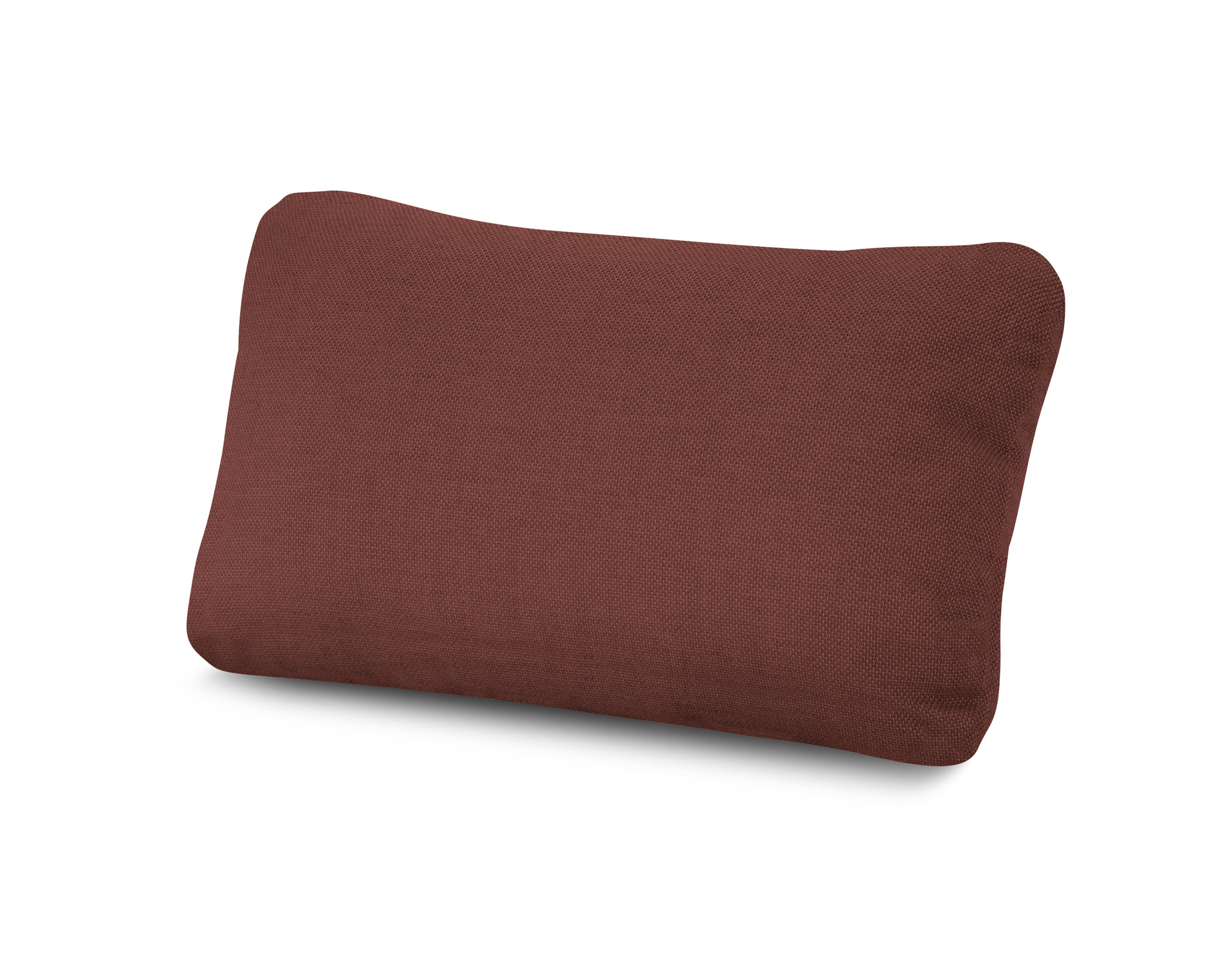 Outdoor Lumbar Pillow in Essential Garnet