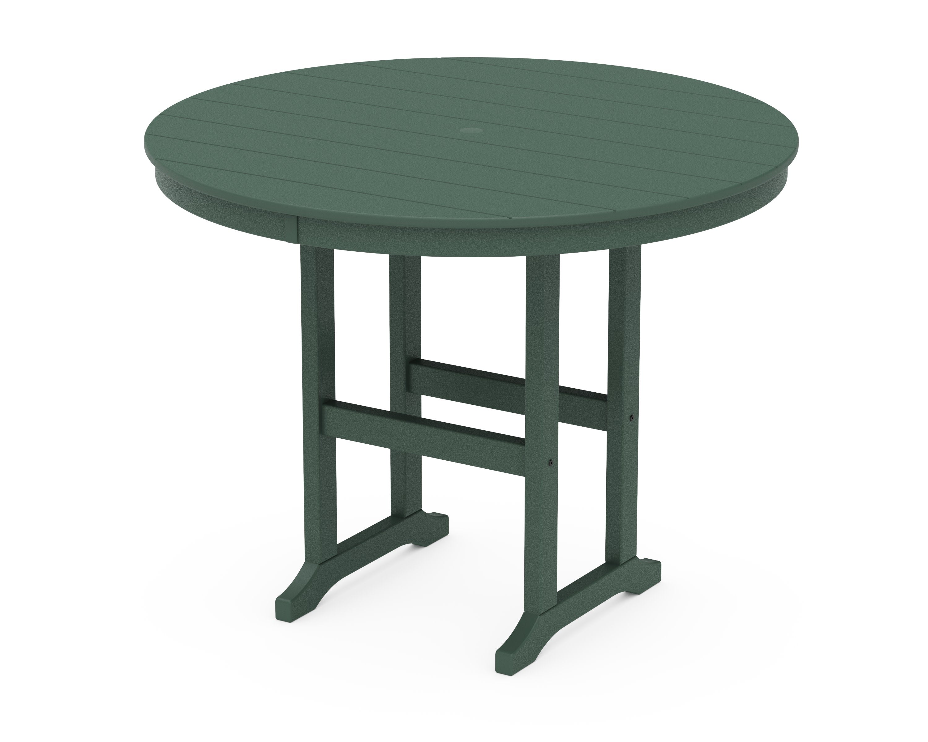 48" Round Farmhouse Counter Table in Green