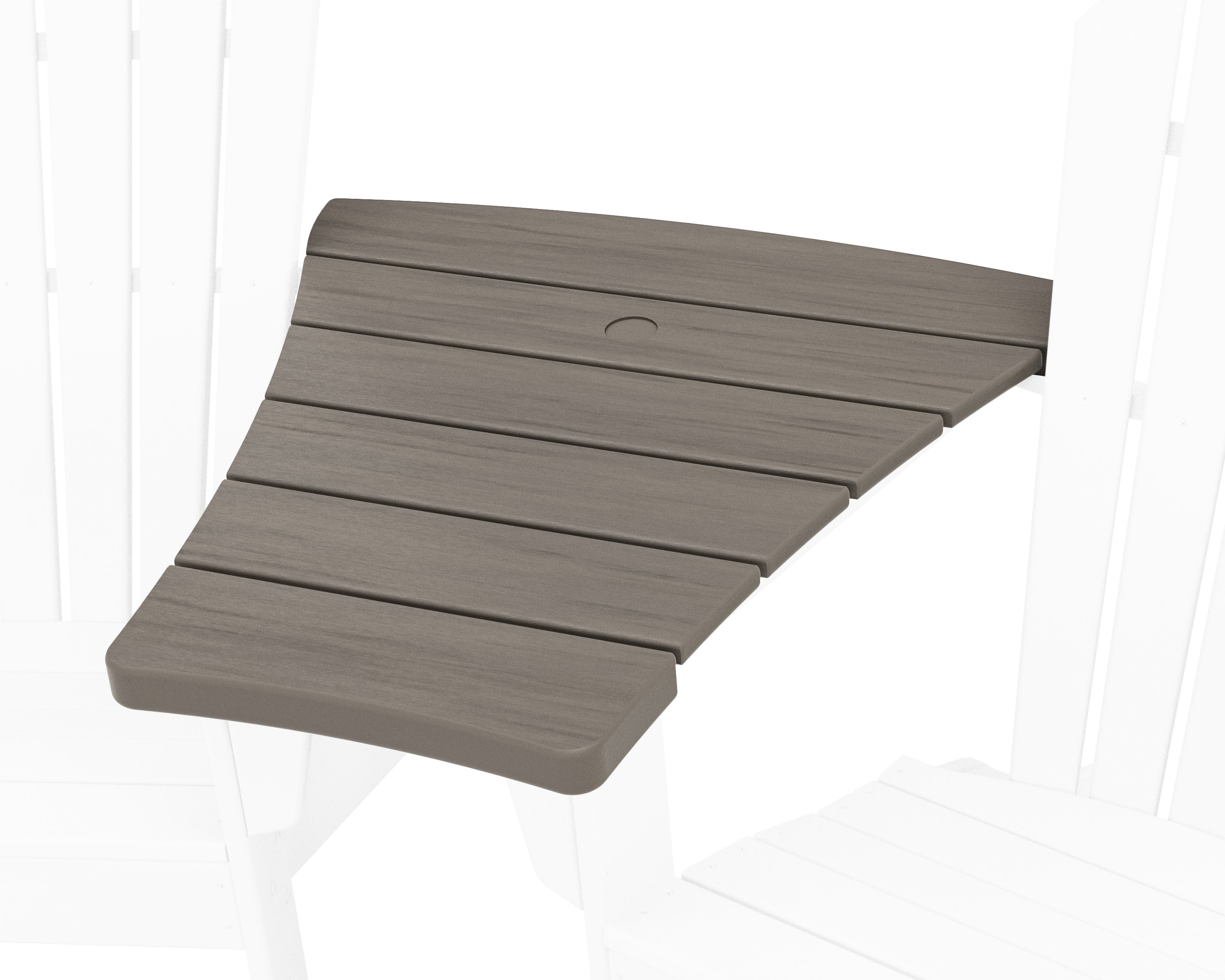 Angled Adirondack Connecting Table in Driftwood