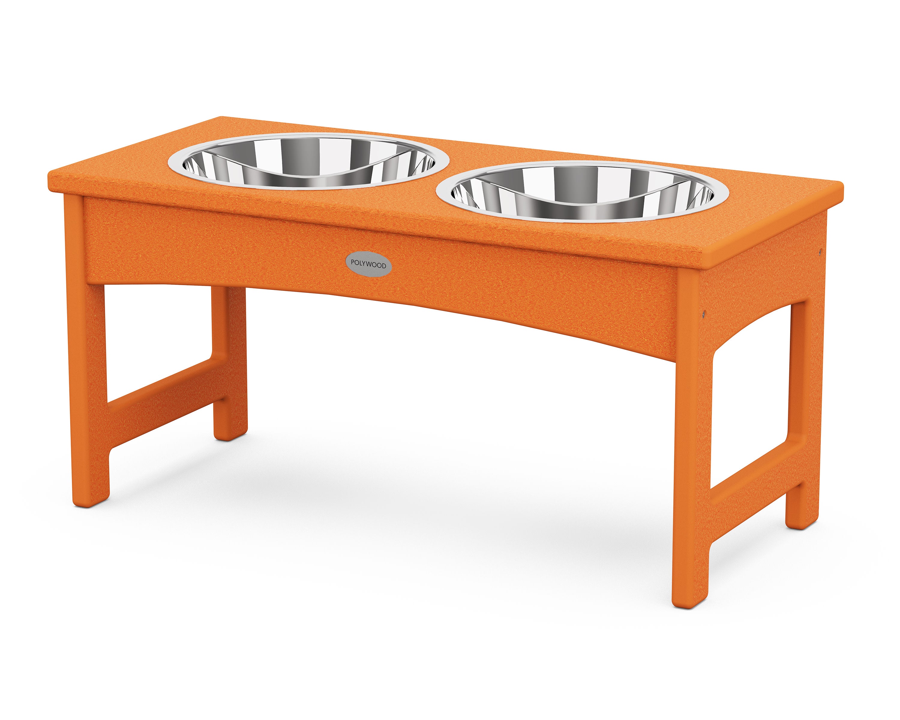 Pet Feeder in Tangerine