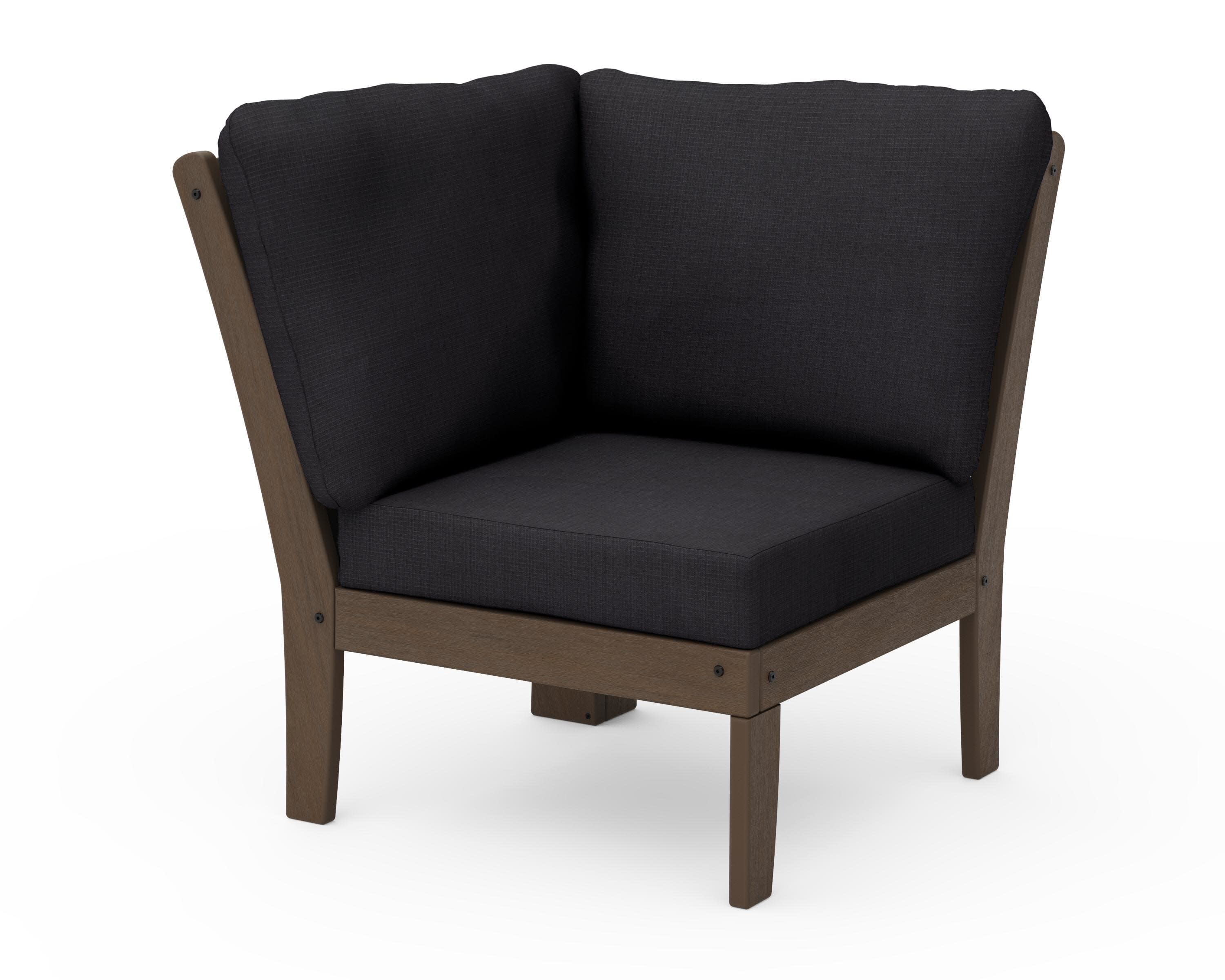 Braxton Modular Corner Chair in Kona / Midnight Linen