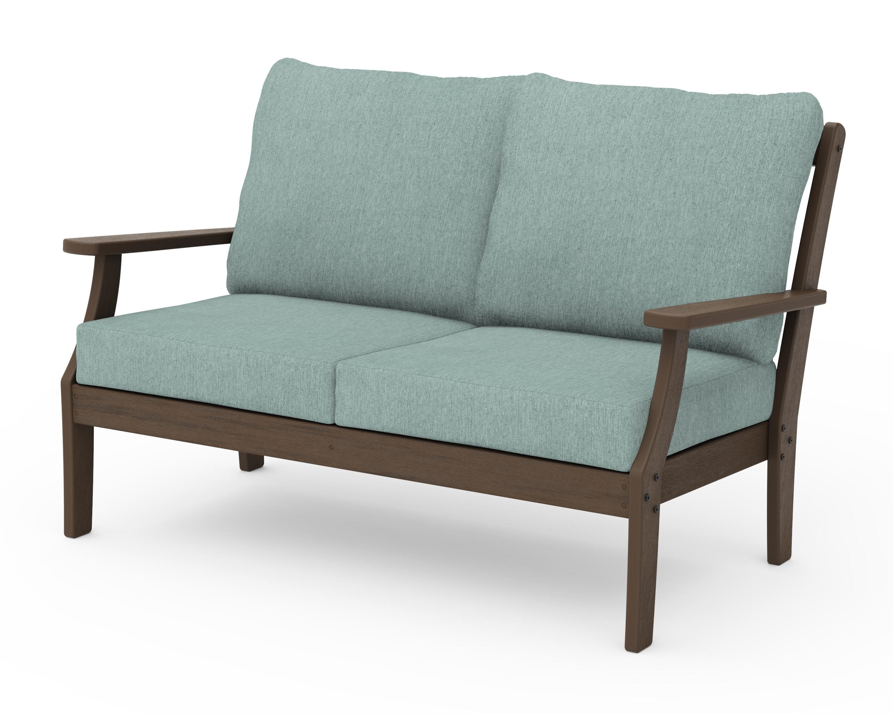 Braxton Deep Seating Loveseat in Kona / Glacier Spa