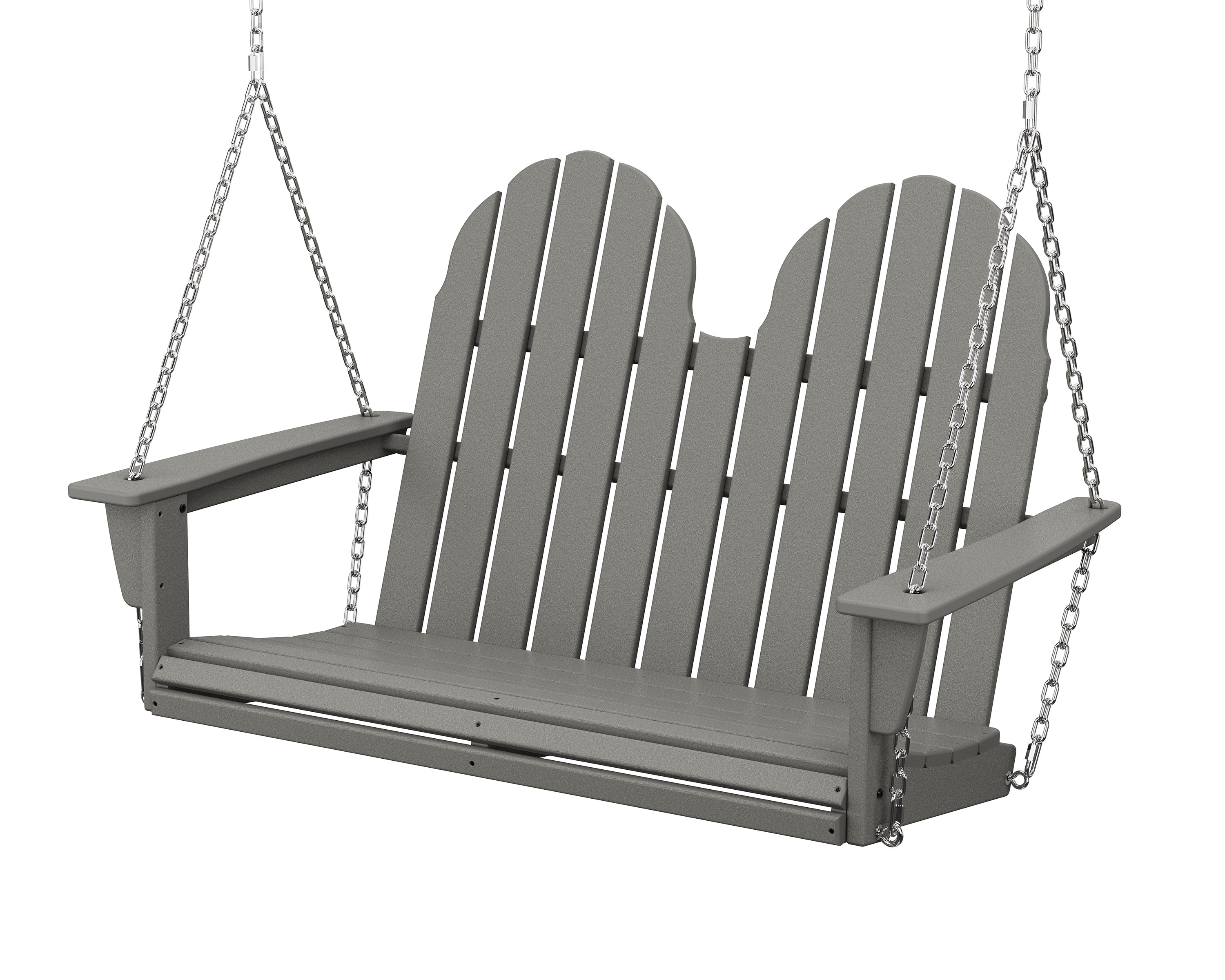 Vineyard Adirondack 48" Swing in Slate Grey