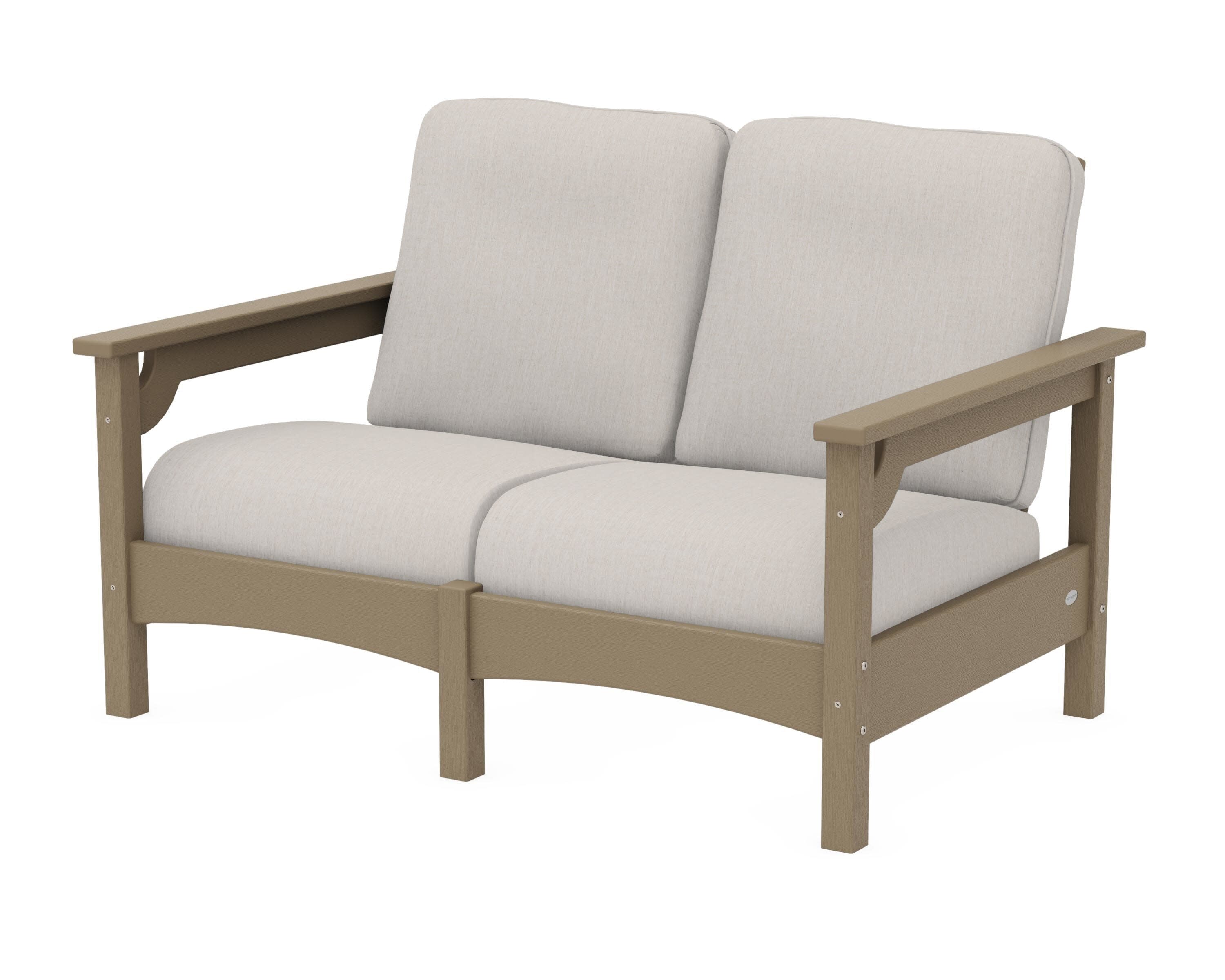 Club Loveseat in Vintage Sahara / Cast Ash