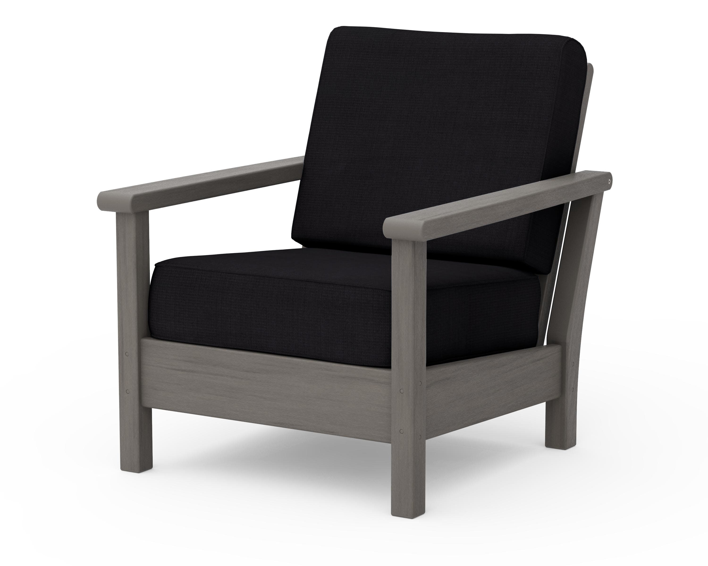 Harbour Deep Seating Chair in Driftwood / Midnight Linen