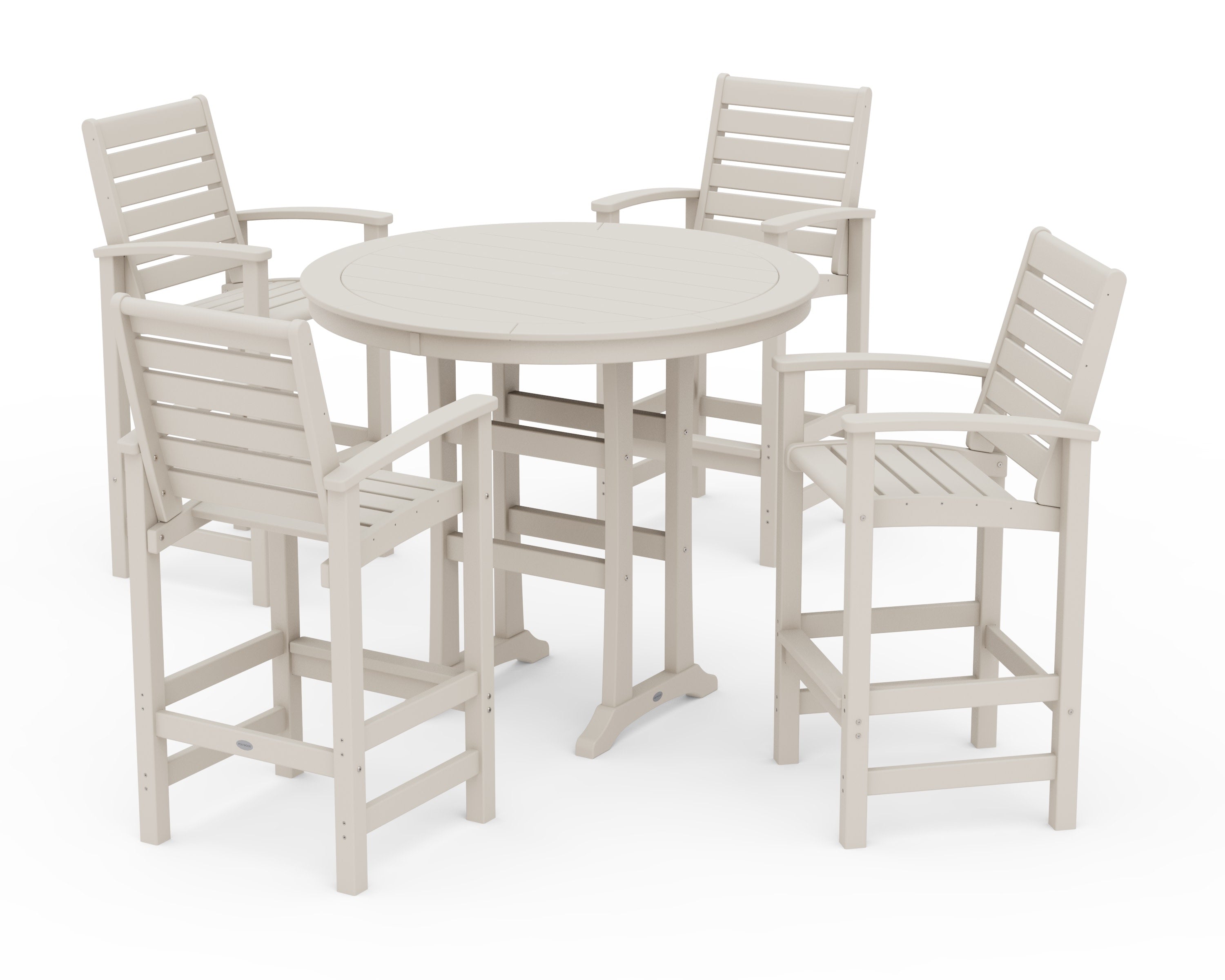 5 Piece Signature Bar Dining Set in Sand