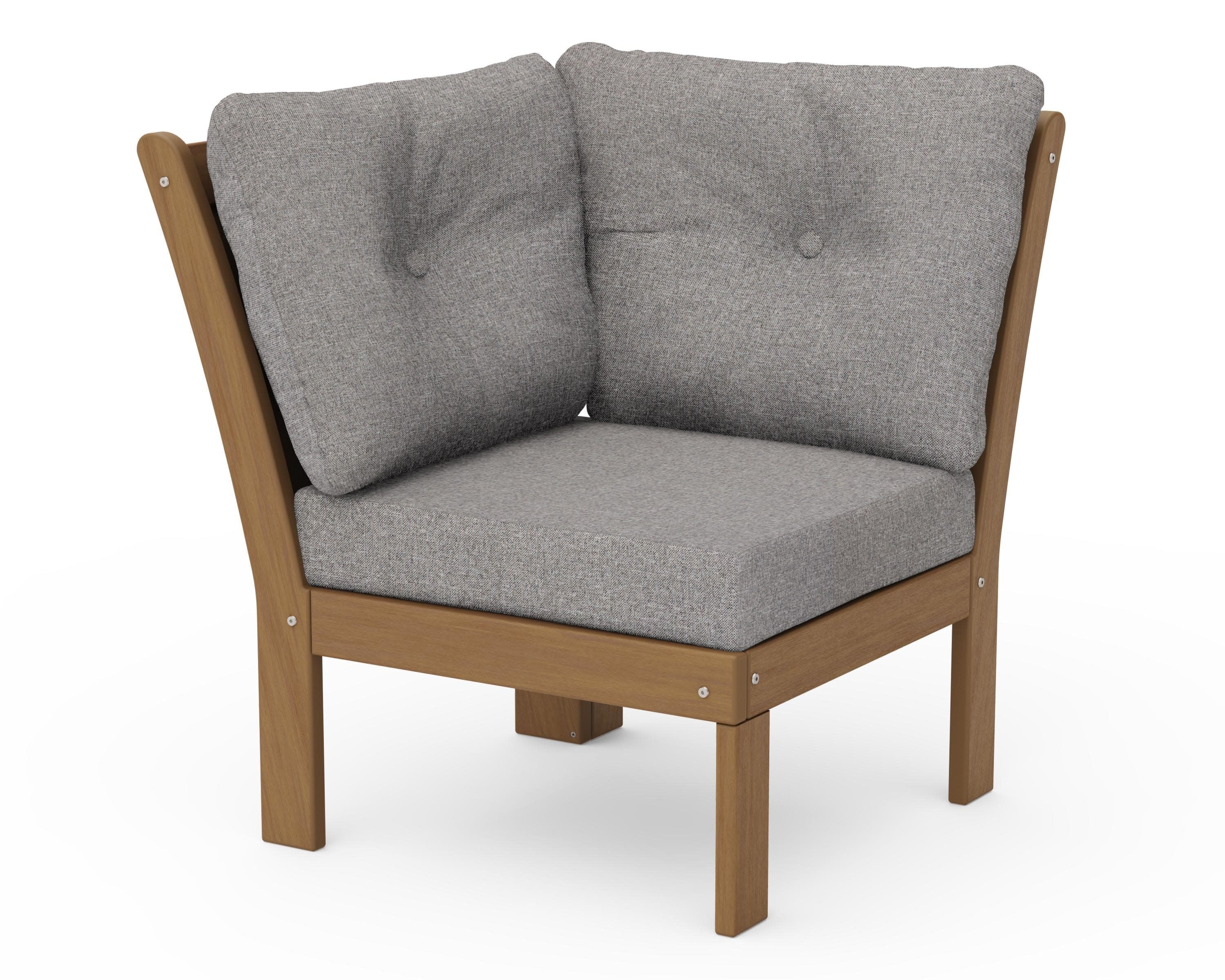 Vineyard Modular Corner Chair in Natural / Grey Mist