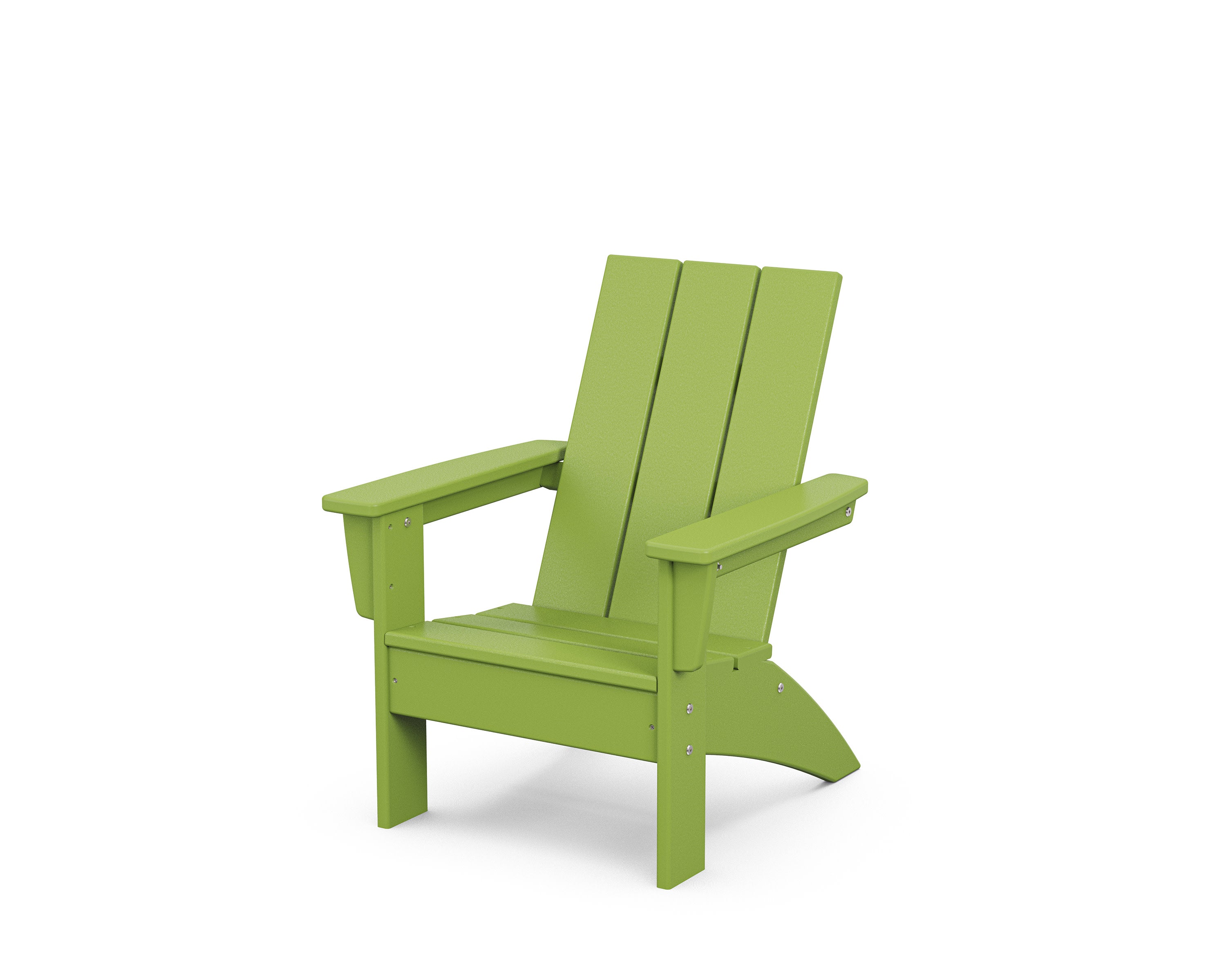 Kids Modern Adirondack Chair in Lime