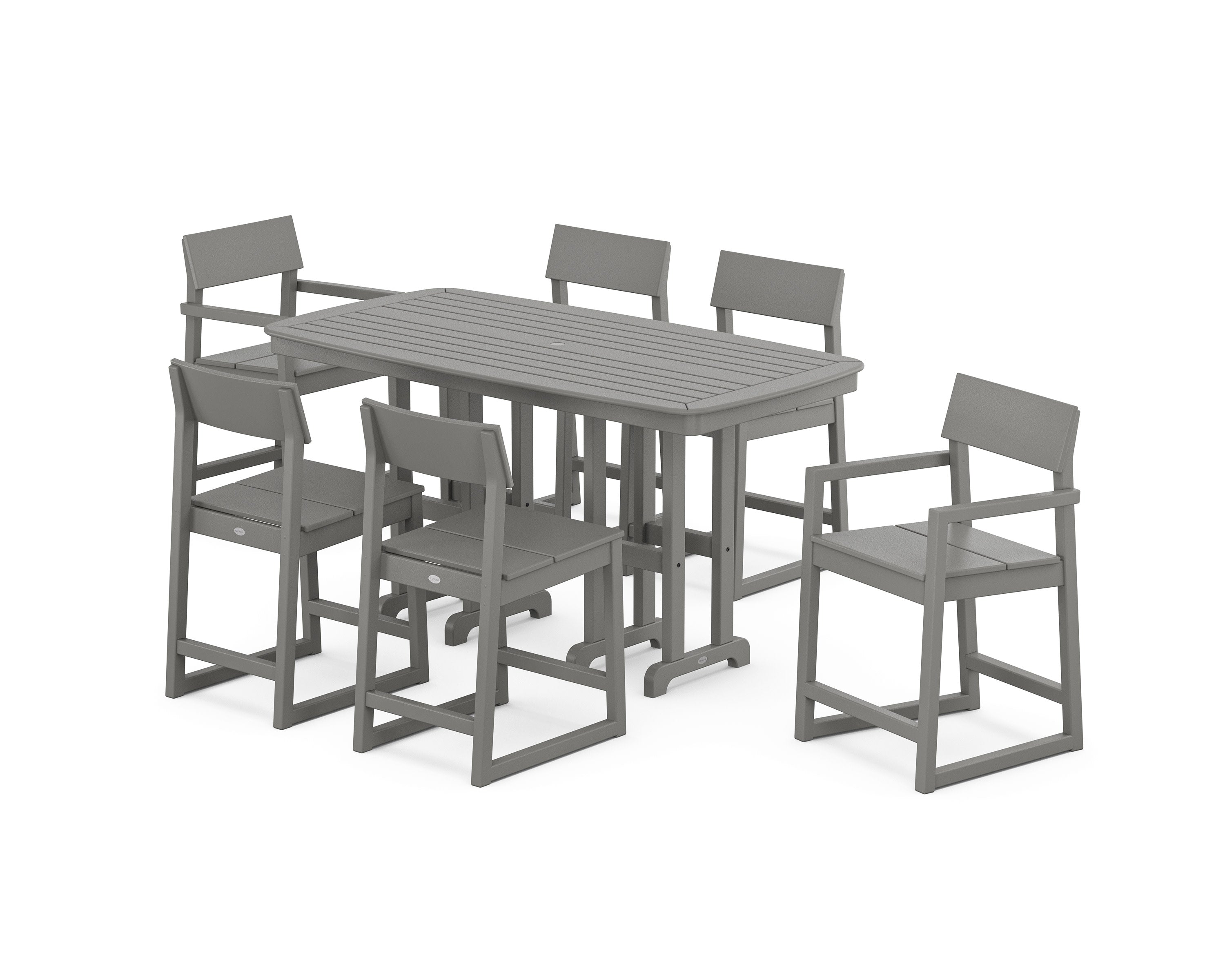EDGE 7-Piece Counter Set in Slate Grey