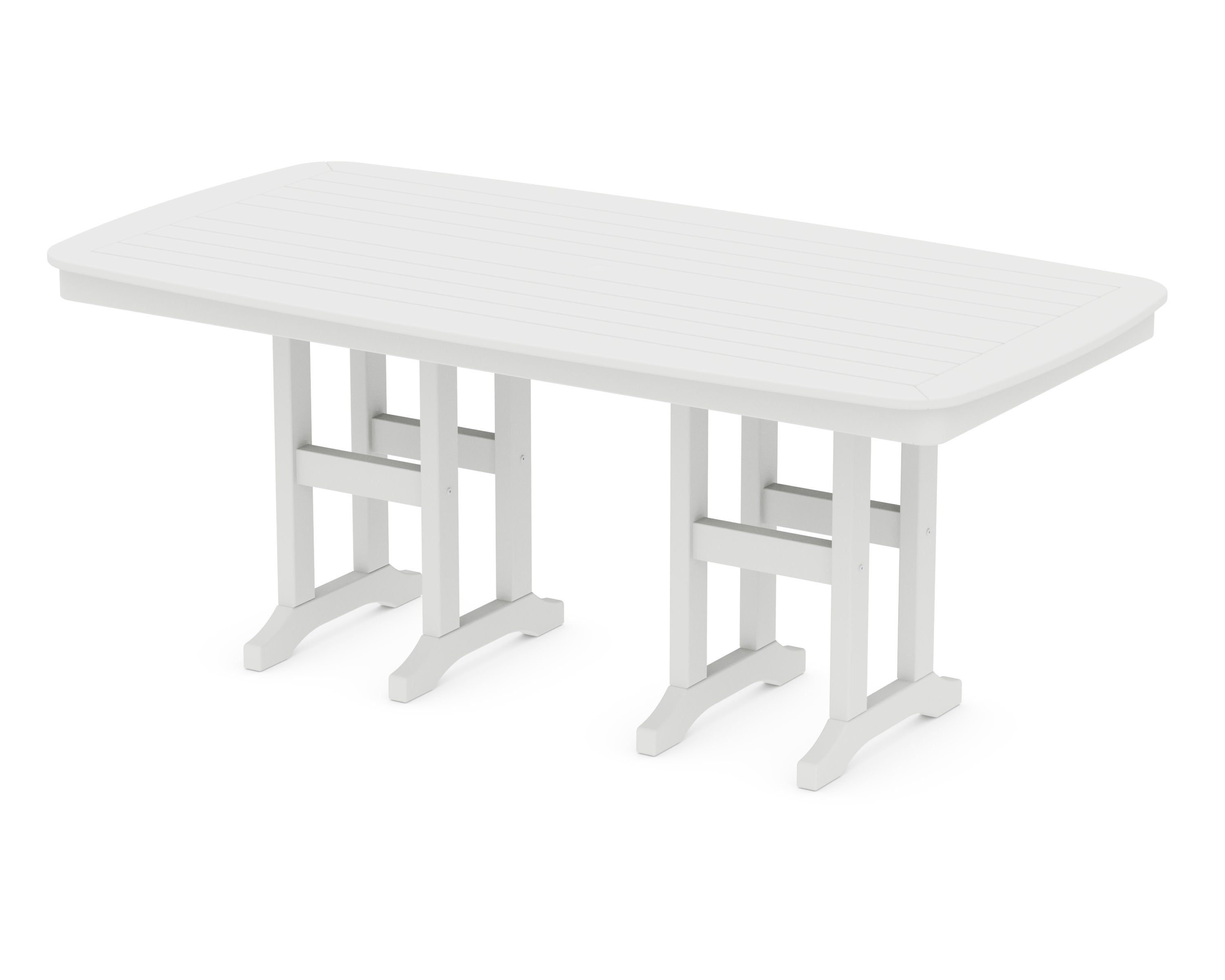 Nautical 37" x 72" Dining Table in White