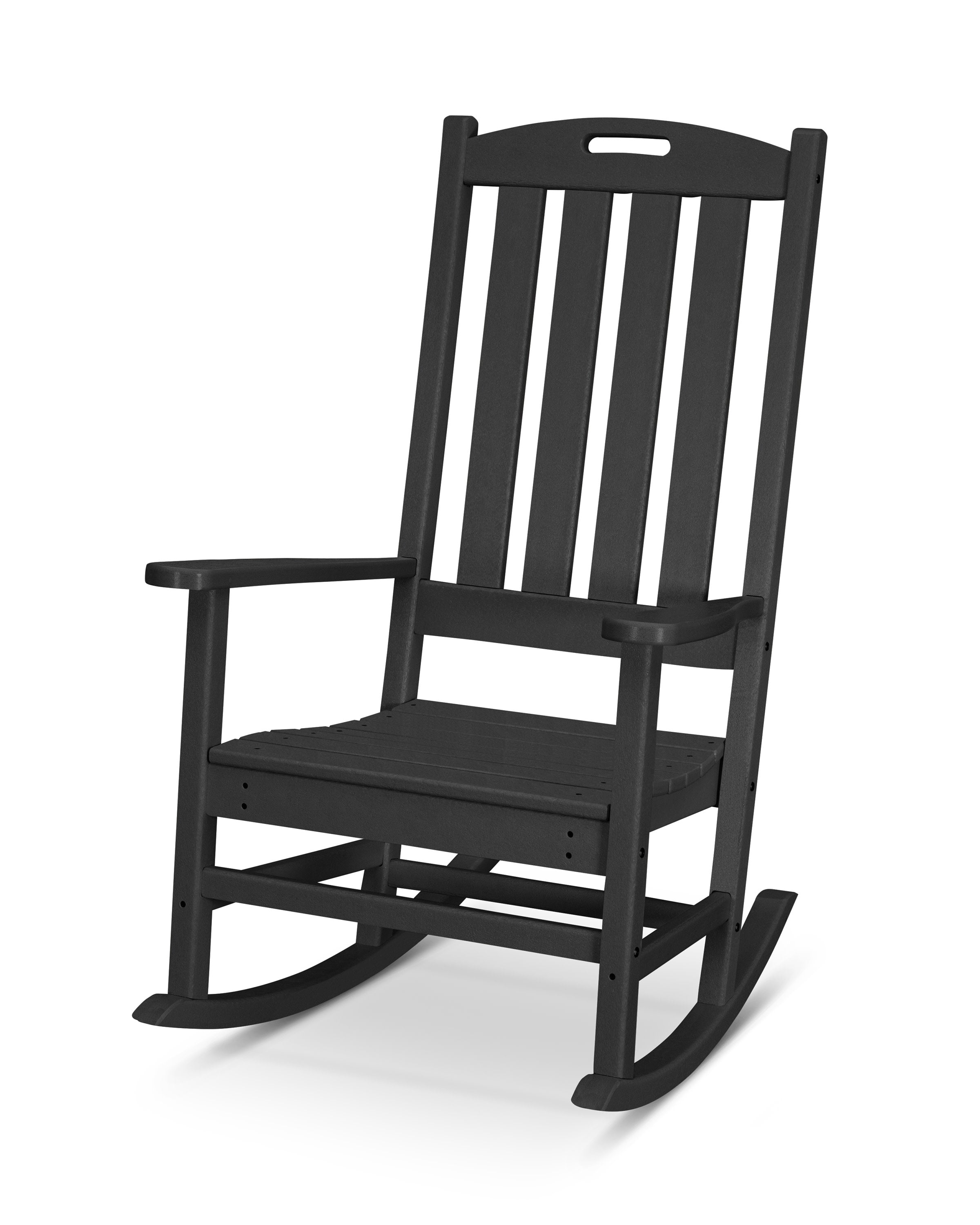Nautical Porch Rocking Chair in Black