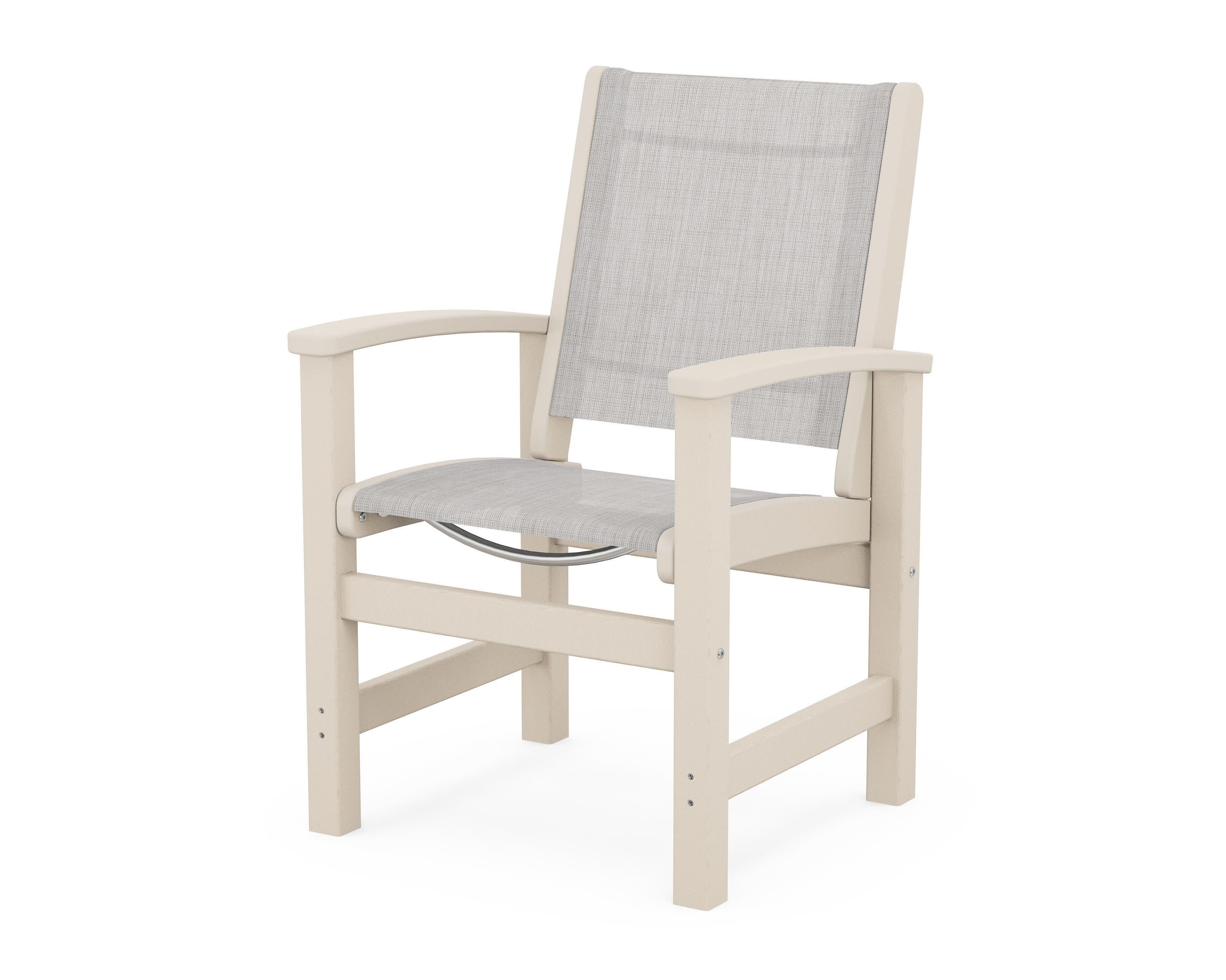 Coastal Dining Chair in Sand / Parchment Sling