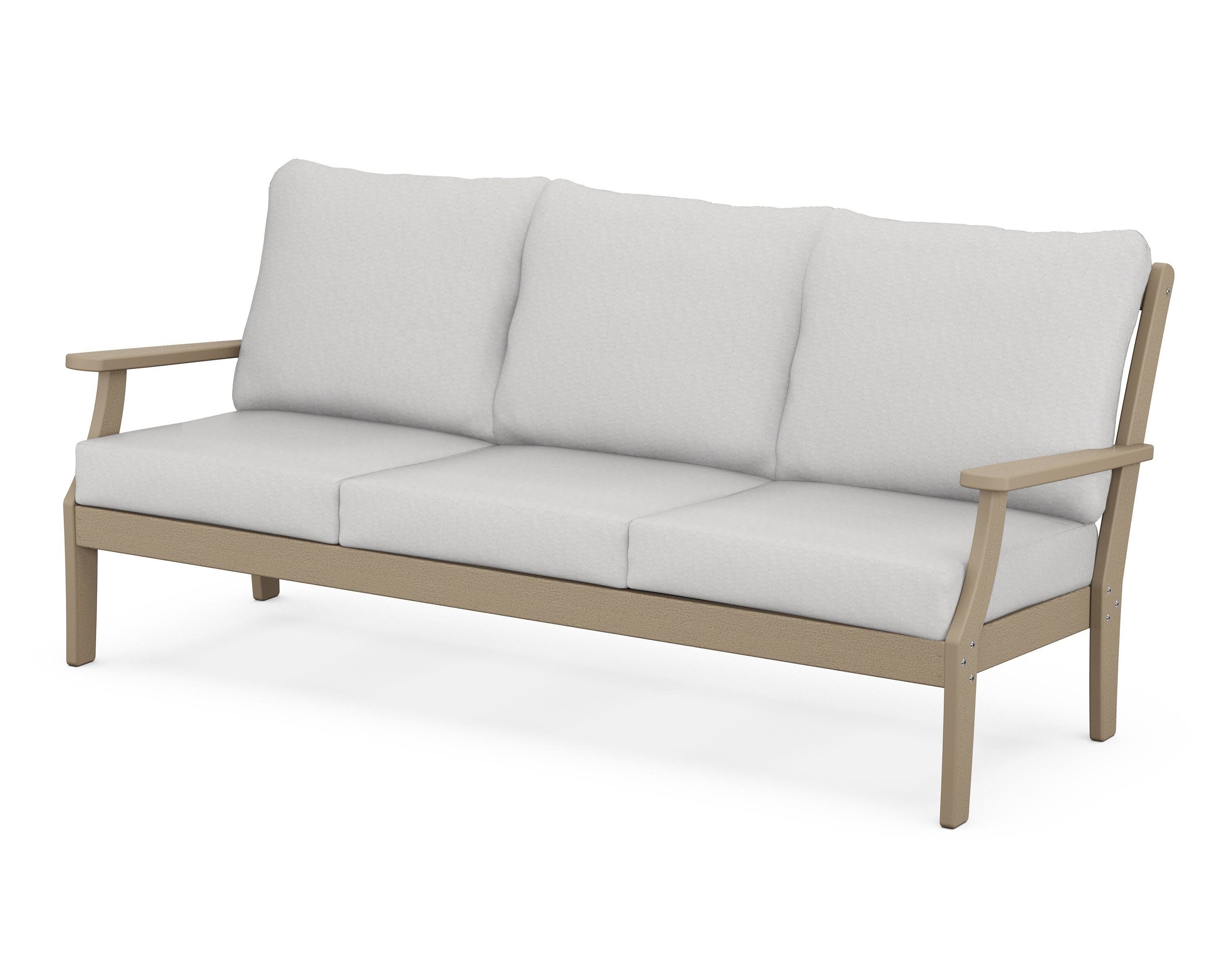 Braxton Deep Seating Sofa in Vintage Sahara / Diamond in the Rough