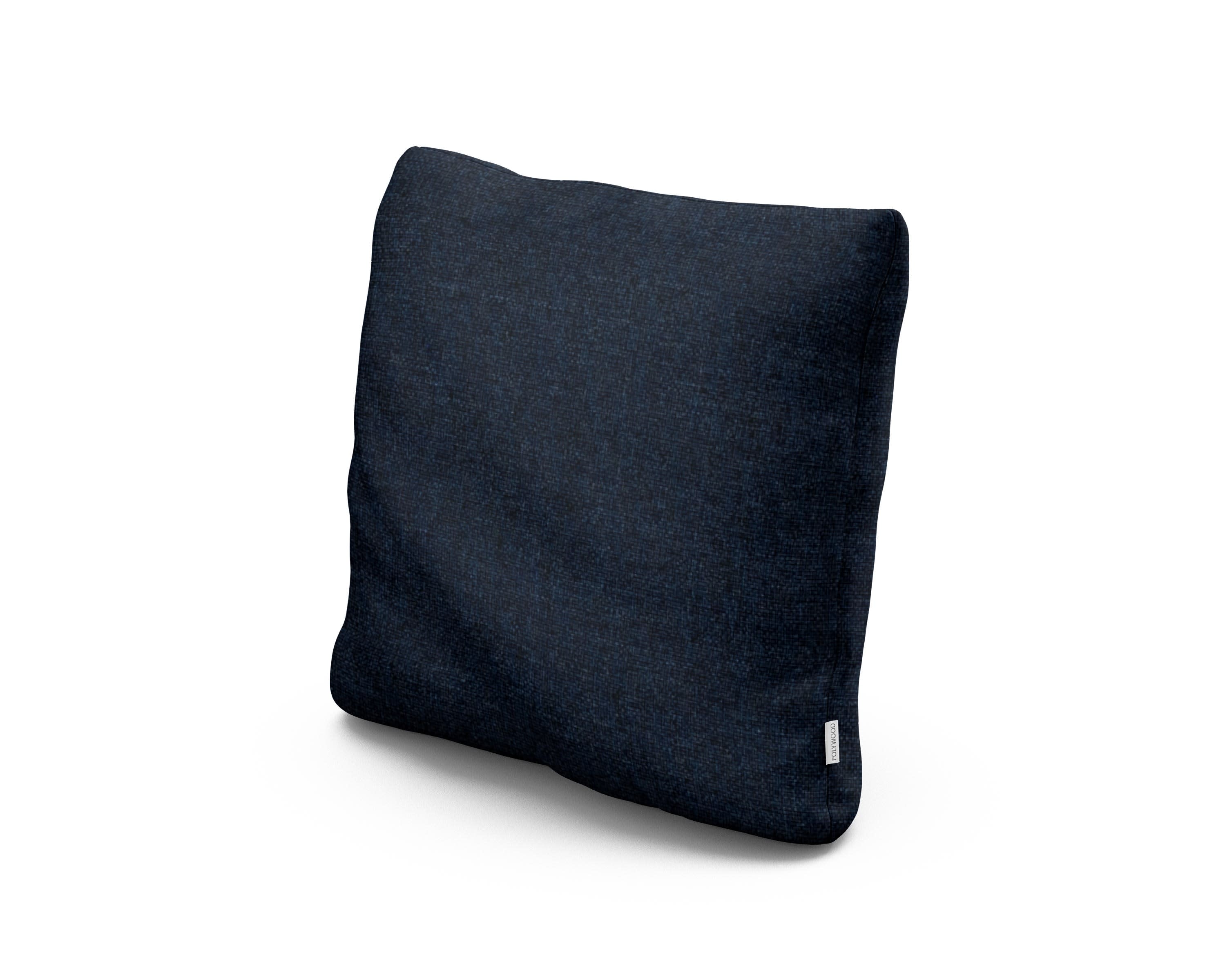 18" Outdoor Throw Pillow in Marine Indigo