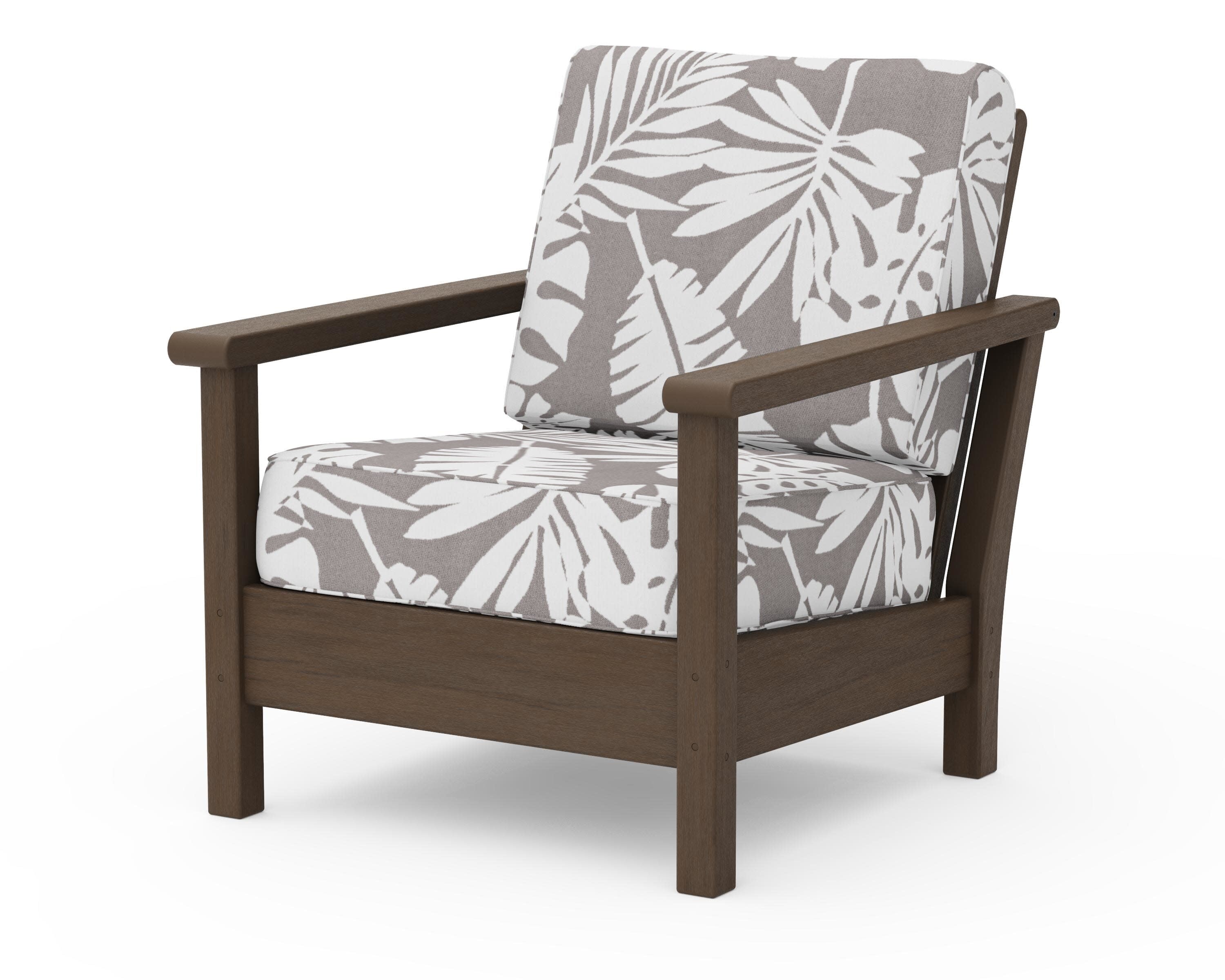 Harbour Deep Seating Chair in Kona / Leaf Grey Mist