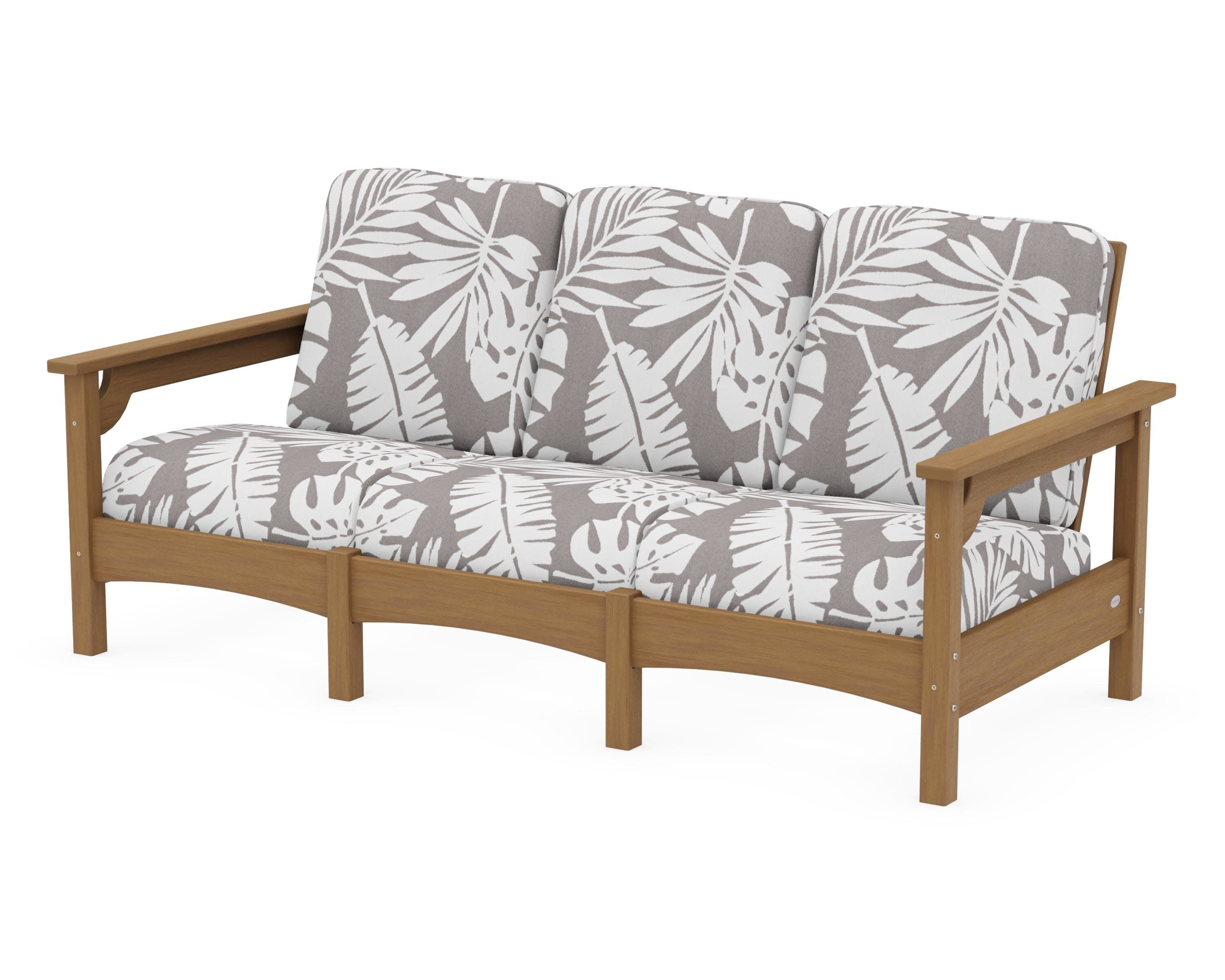 Club Sofa in Natural / Leaf Grey Mist