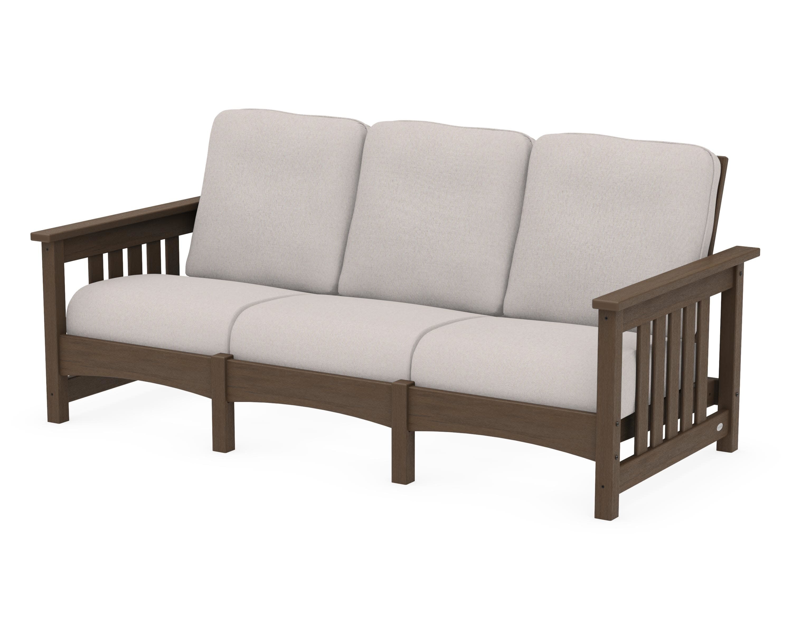 Club Mission Sofa in Kona / Dune Burlap