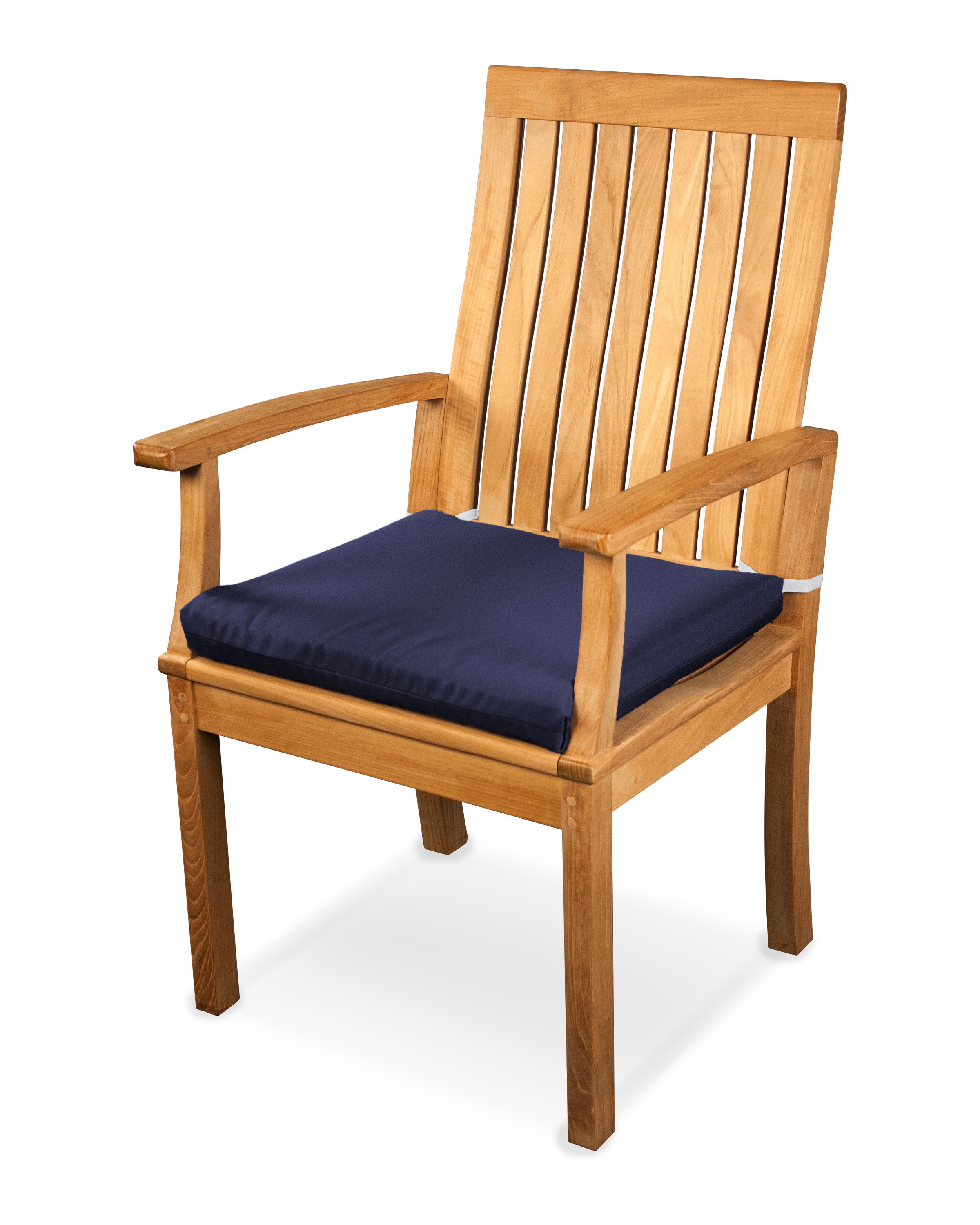 Ateeva 21" x 19" Outdoor Seat Cushion by POLYWOOD in Navy