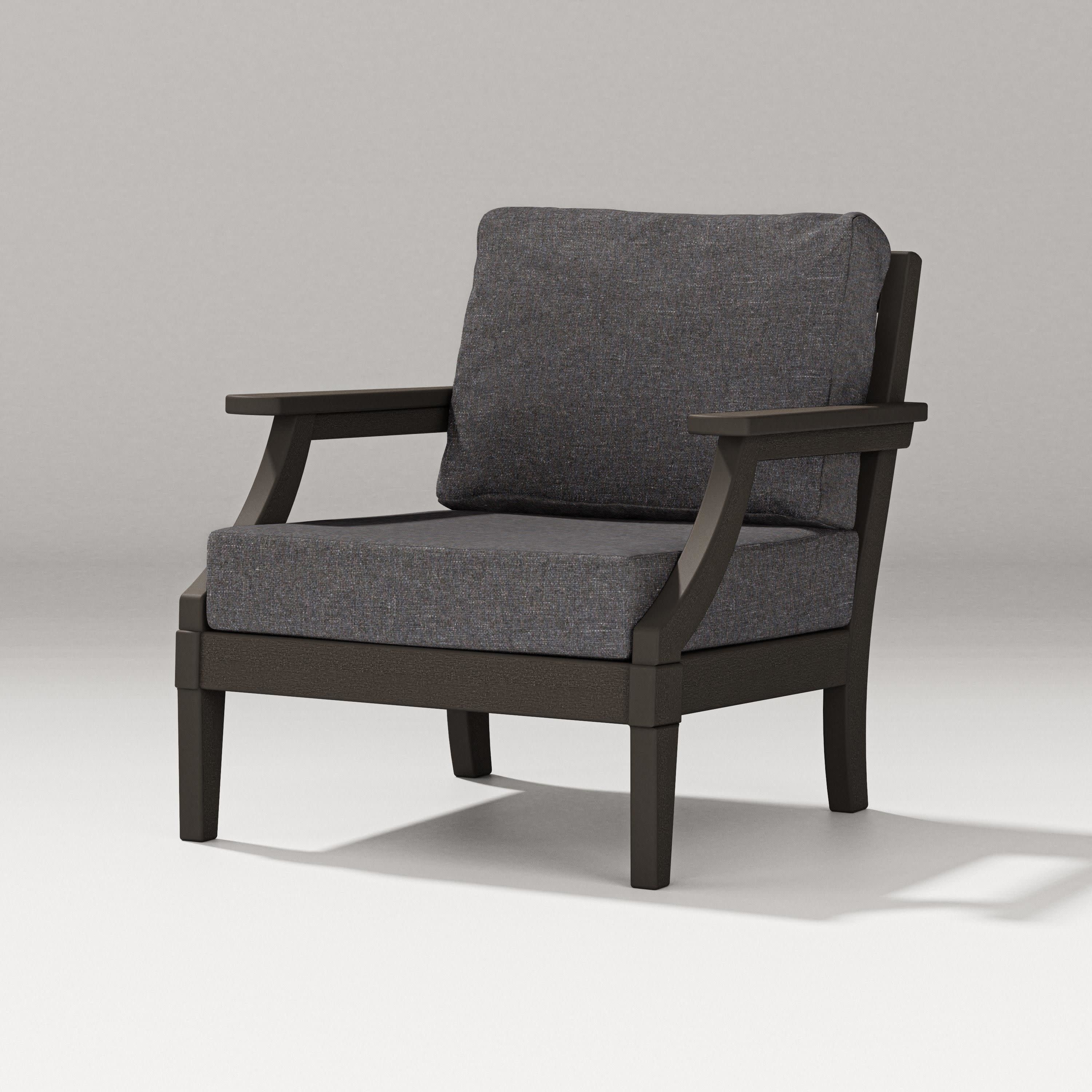 Estate Lounge Chair in Vintage Coffee / Ash Charcoal