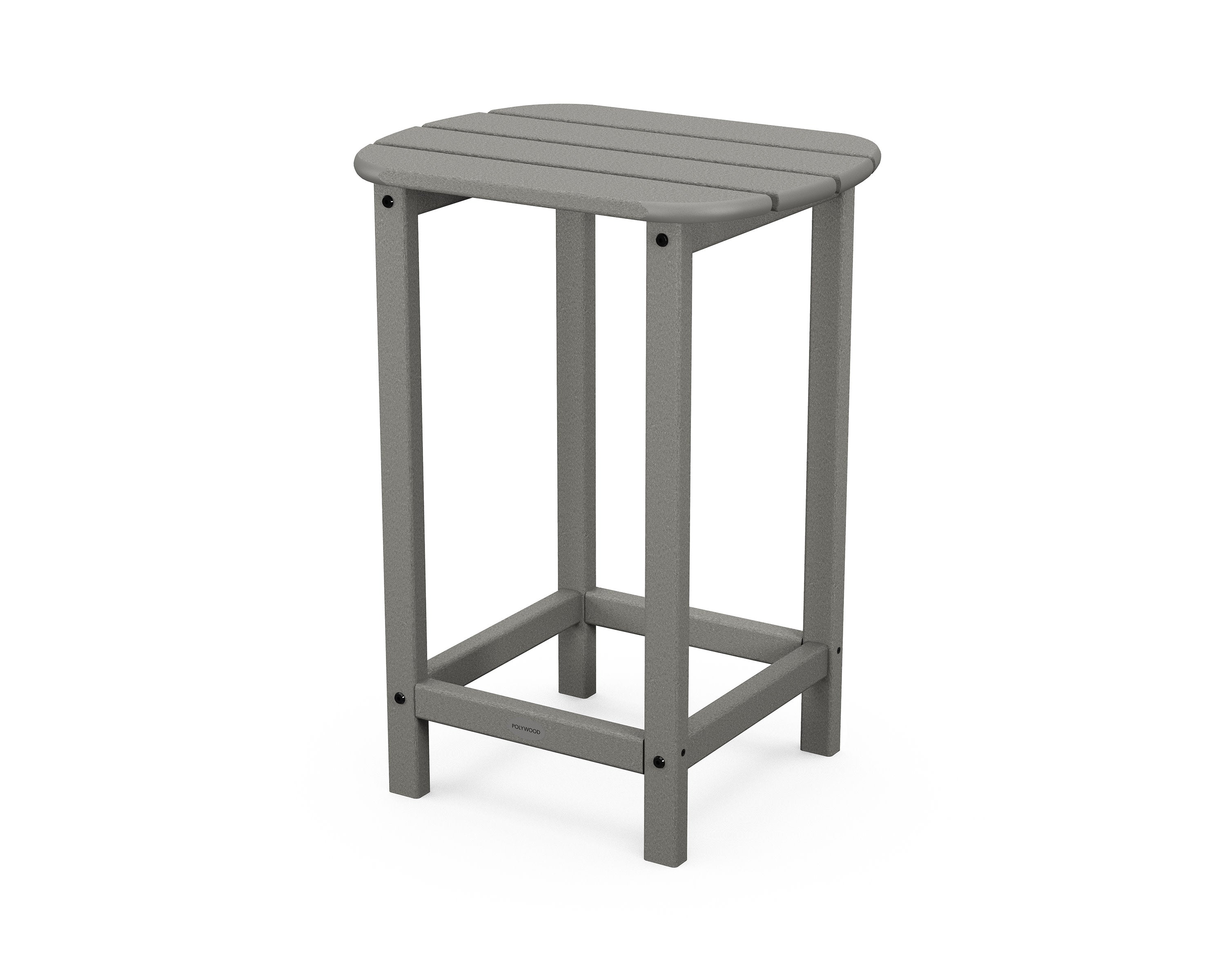 South Beach 26" Counter Side Table in Slate Grey