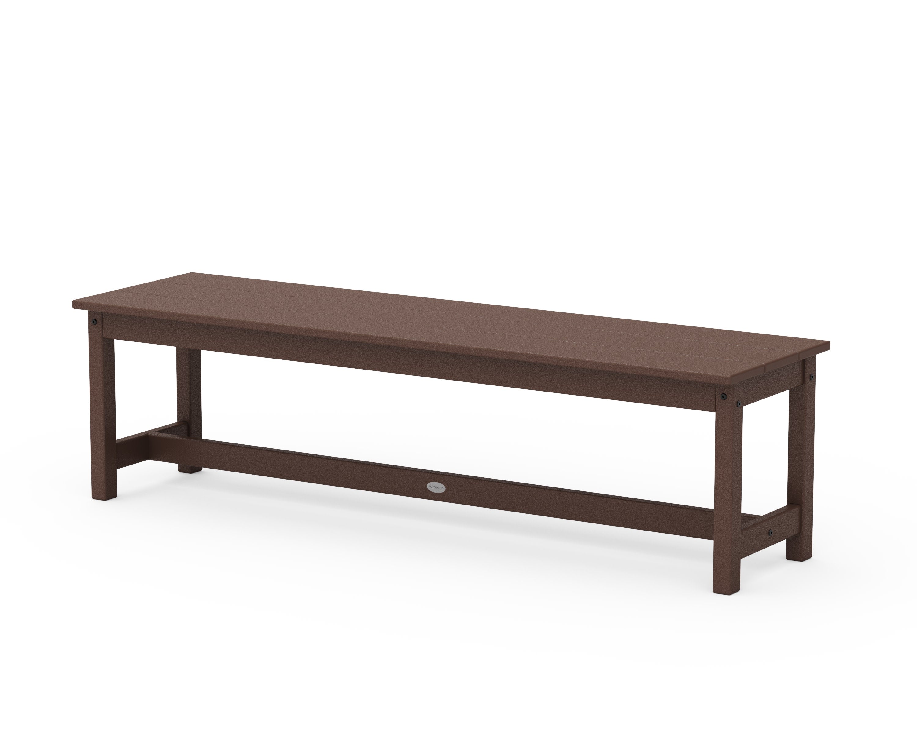 60" Planter Bench in Mahogany