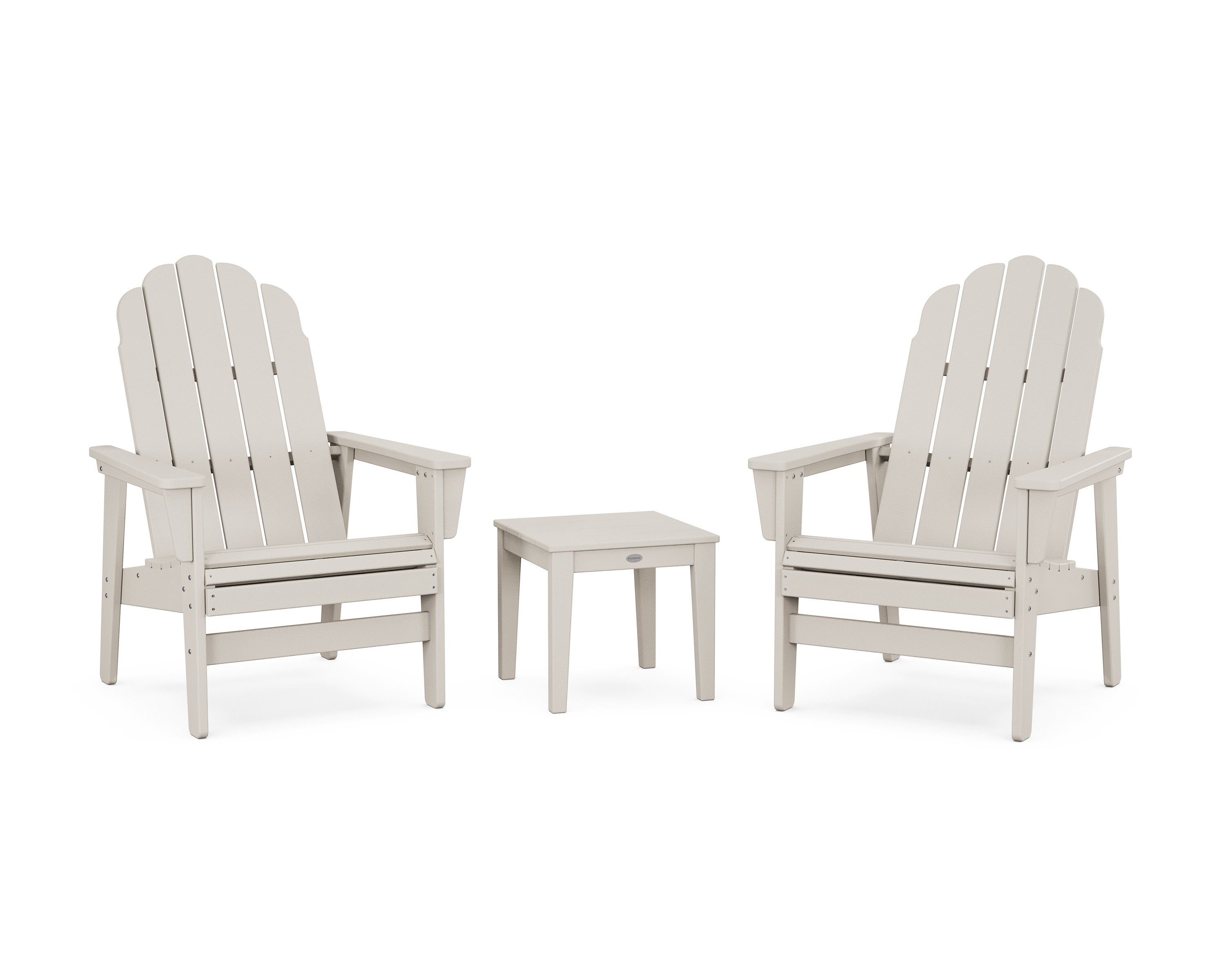 3-Piece Vineyard Grand Upright Adirondack Set in Sand