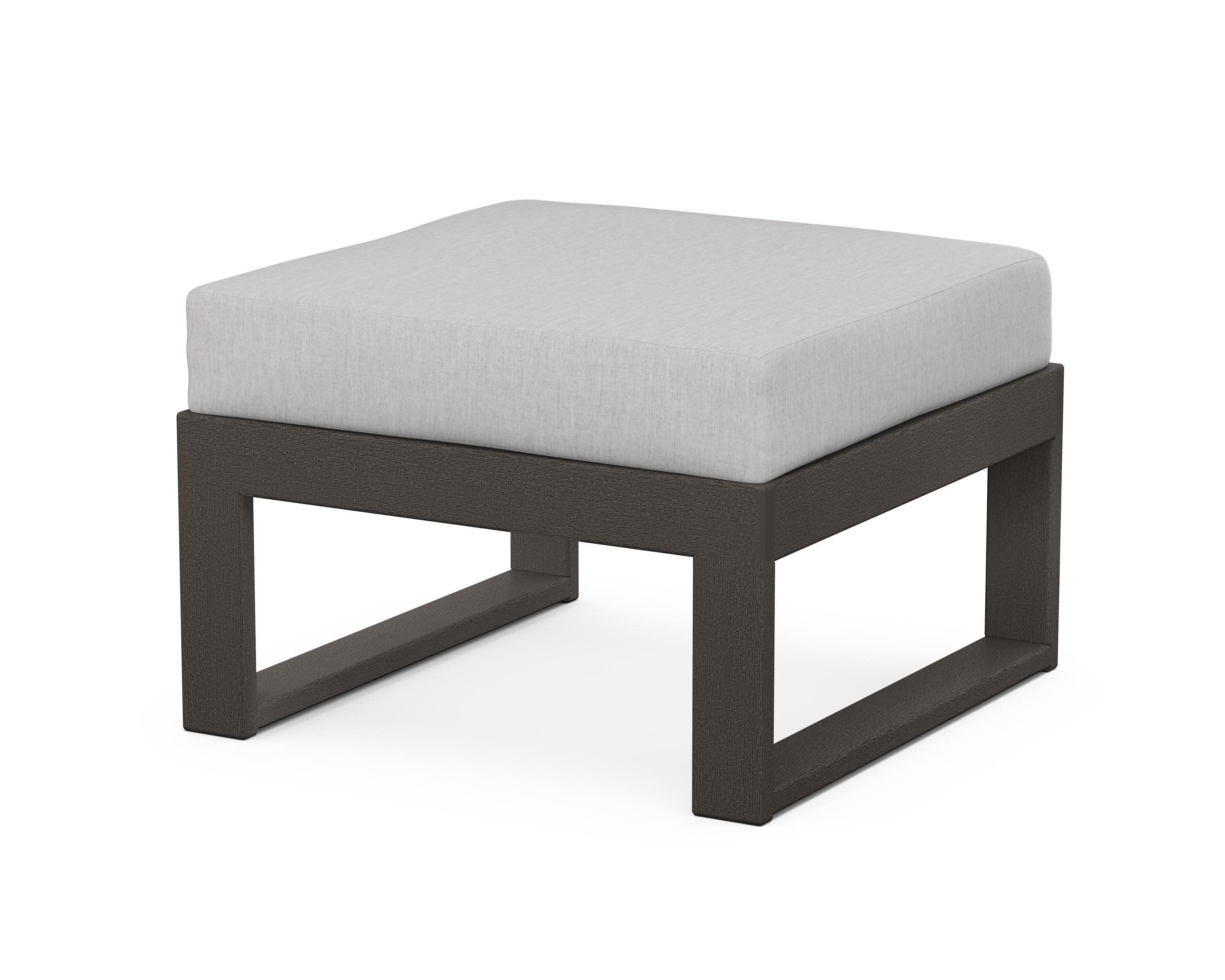 Modular Ottoman - Modern in Vintage Coffee / Granite