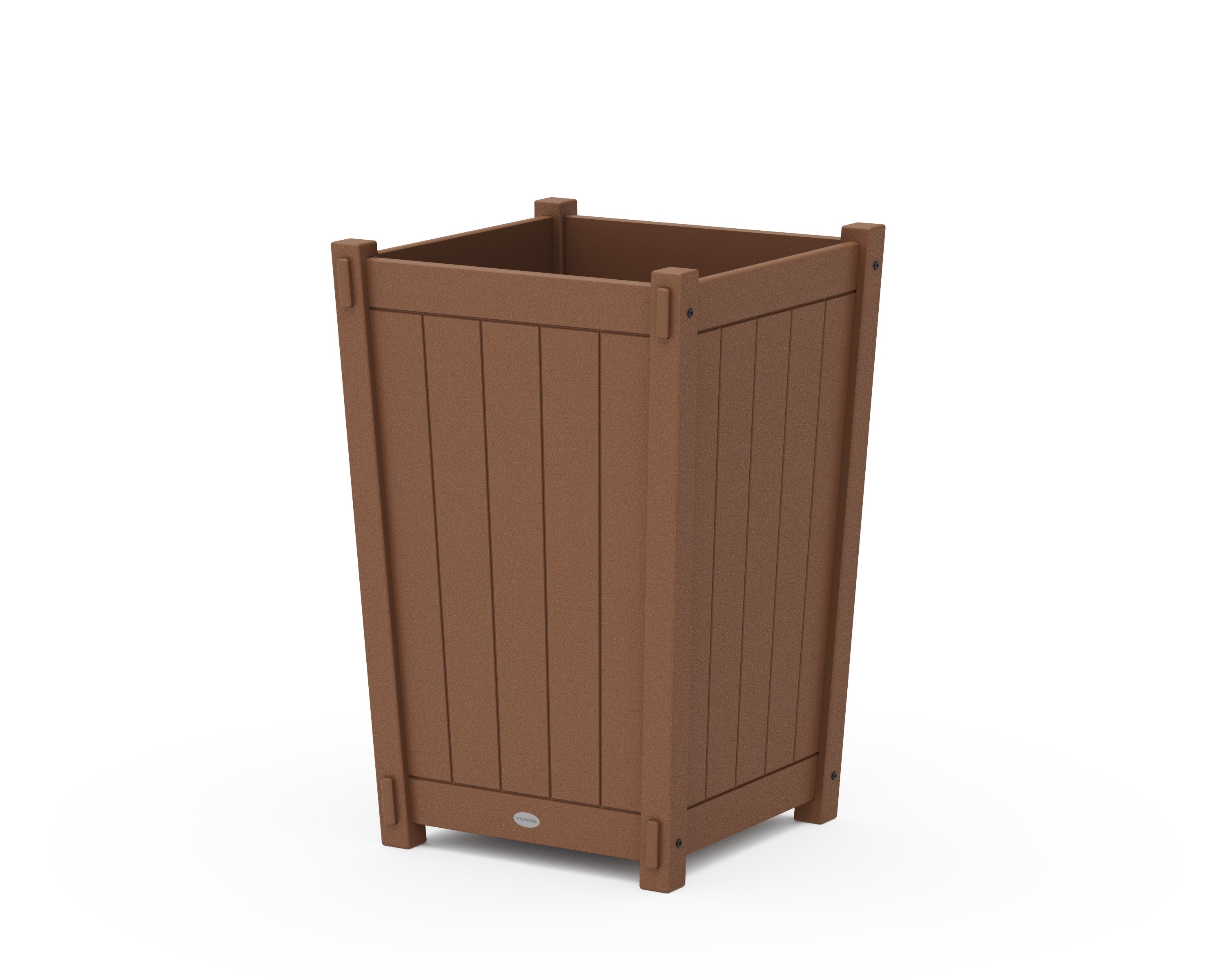 Vineyard Large Tapered Square Planter Box in Teak