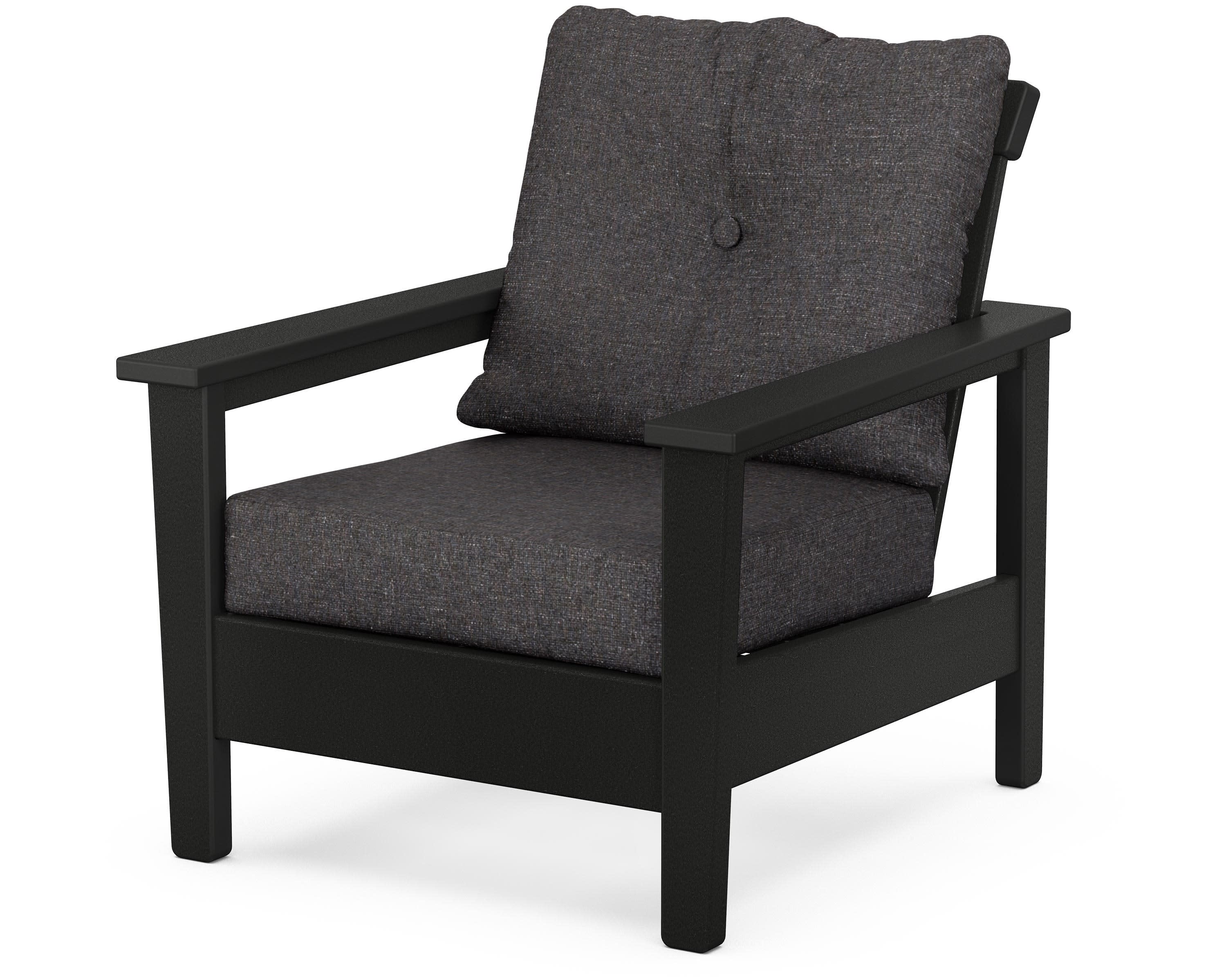 Prescott Deep Seating Chair in Black / Ash Charcoal