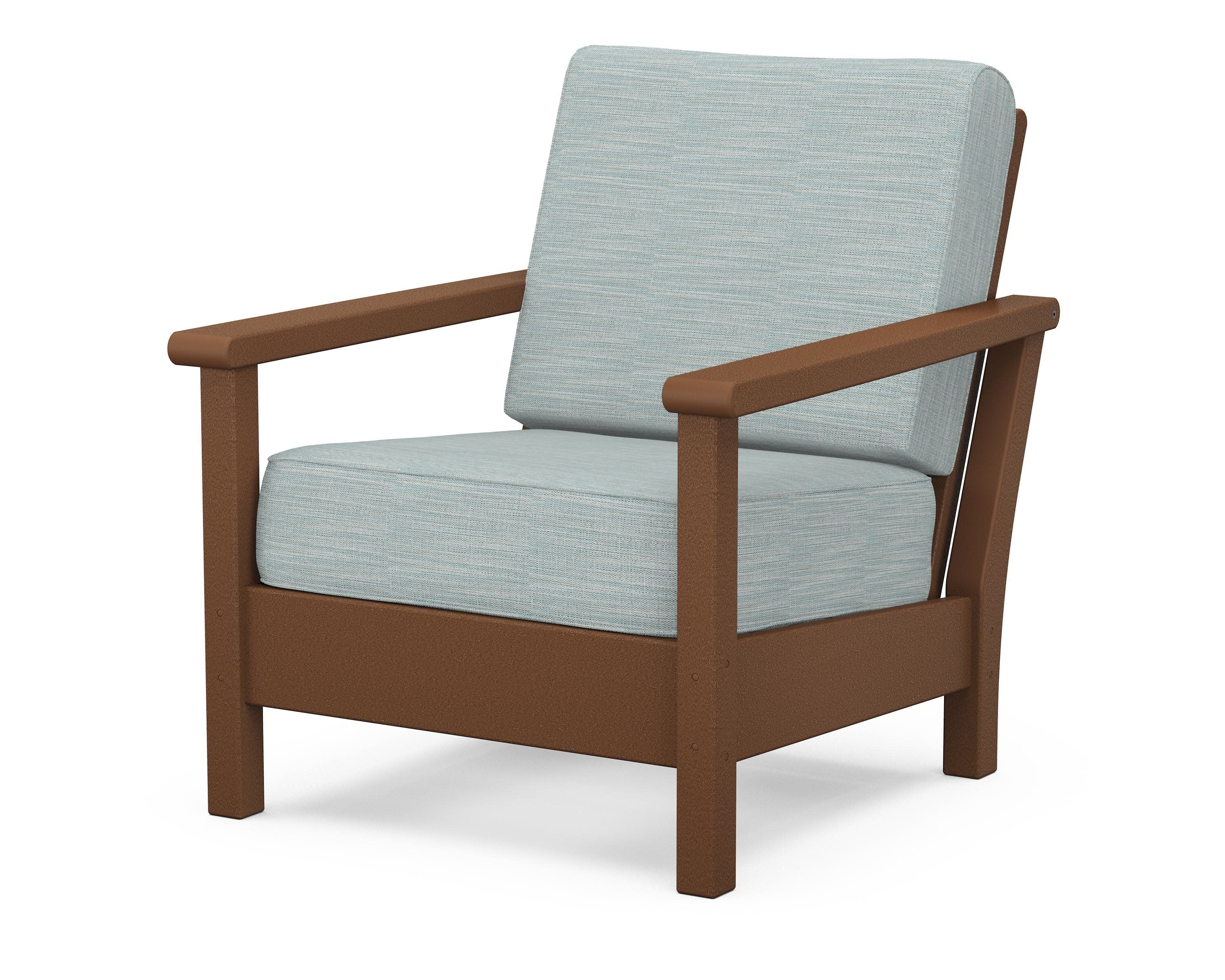 Harbour Deep Seating Chair in Teak / Soothe Mist