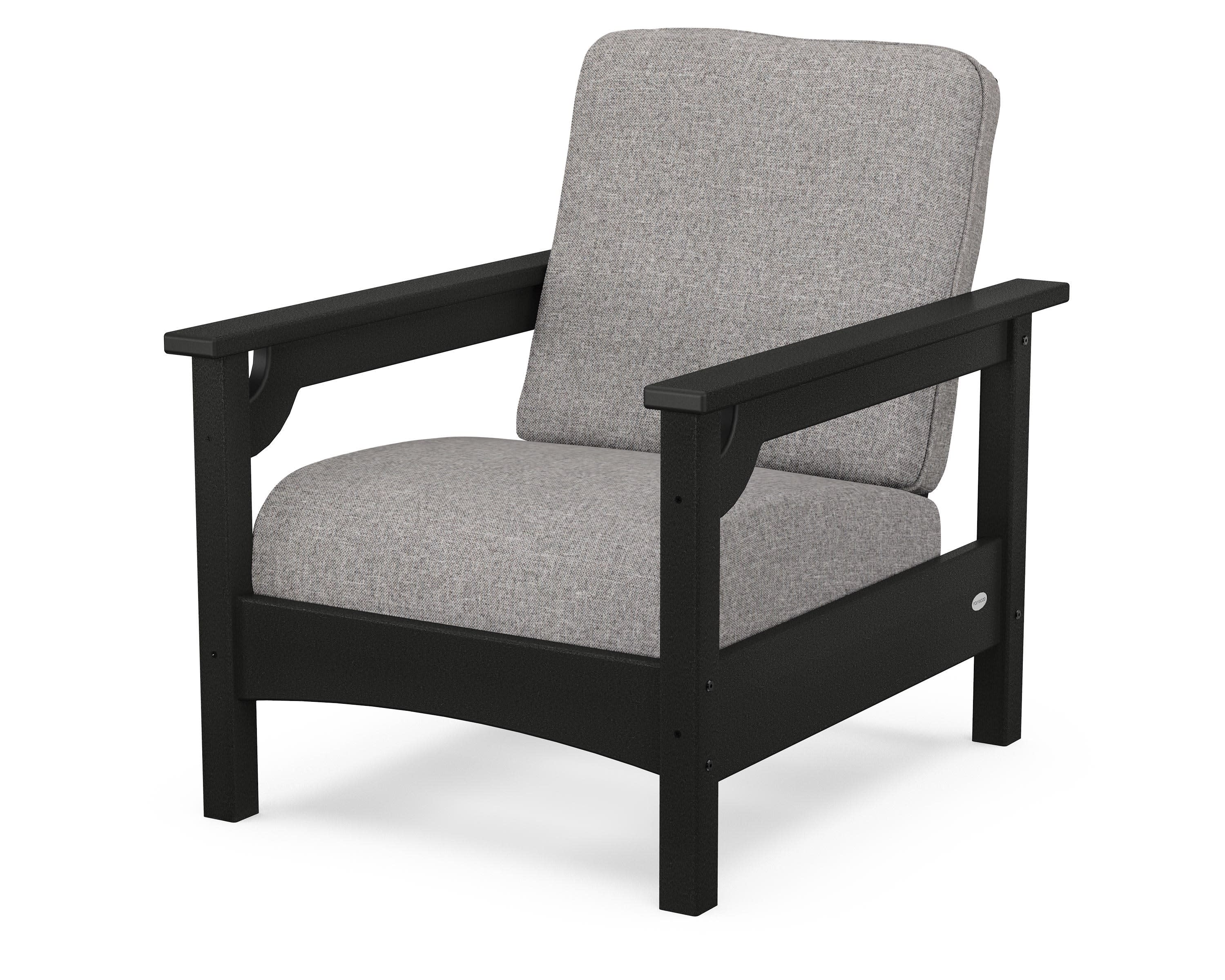 Club Chair in Black / Grey Mist